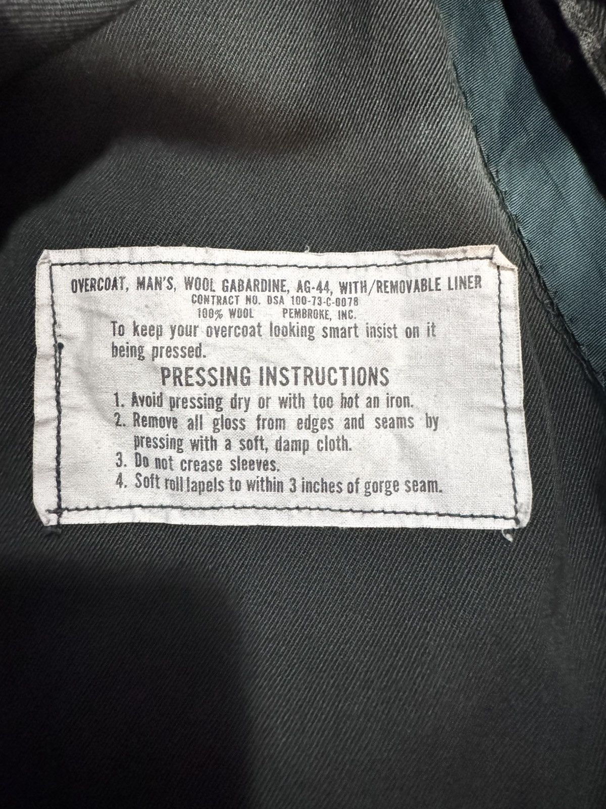 Vintage Vietnam era trench coat AG-44 Size US S / EU 44-46 / 1 - 5 Thumbnail