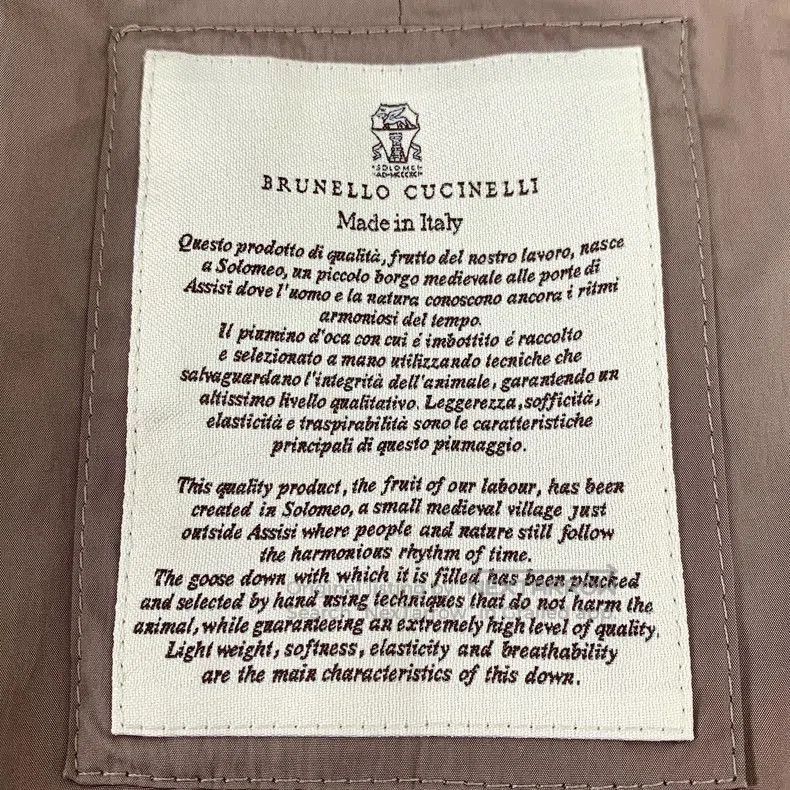 Brunello Cucinelli Brunello Cucinelli Gray Wool Down Coat. Size US L / EU 52-54 / 3 - 5 Thumbnail