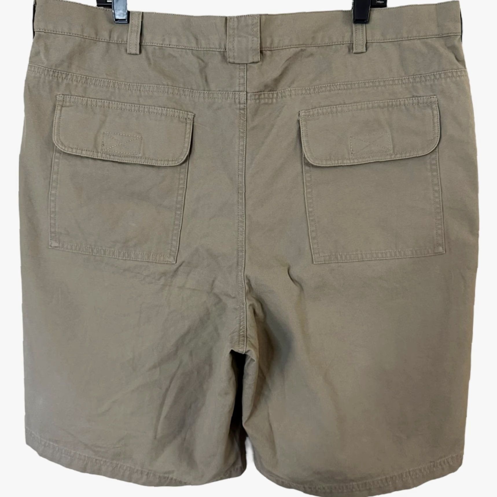 Eddie Bauer VINTAGE Eddie Bauer Cargo Shorts Men 42 Brown Canvas Casual Hiking Outdoors 100% Cotton Size US 42 / EU 58 - 4 Thumbnail