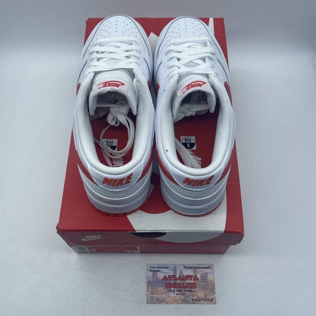 Nike Dunk low picante red Size US 8 / EU 41 - 6 Thumbnail