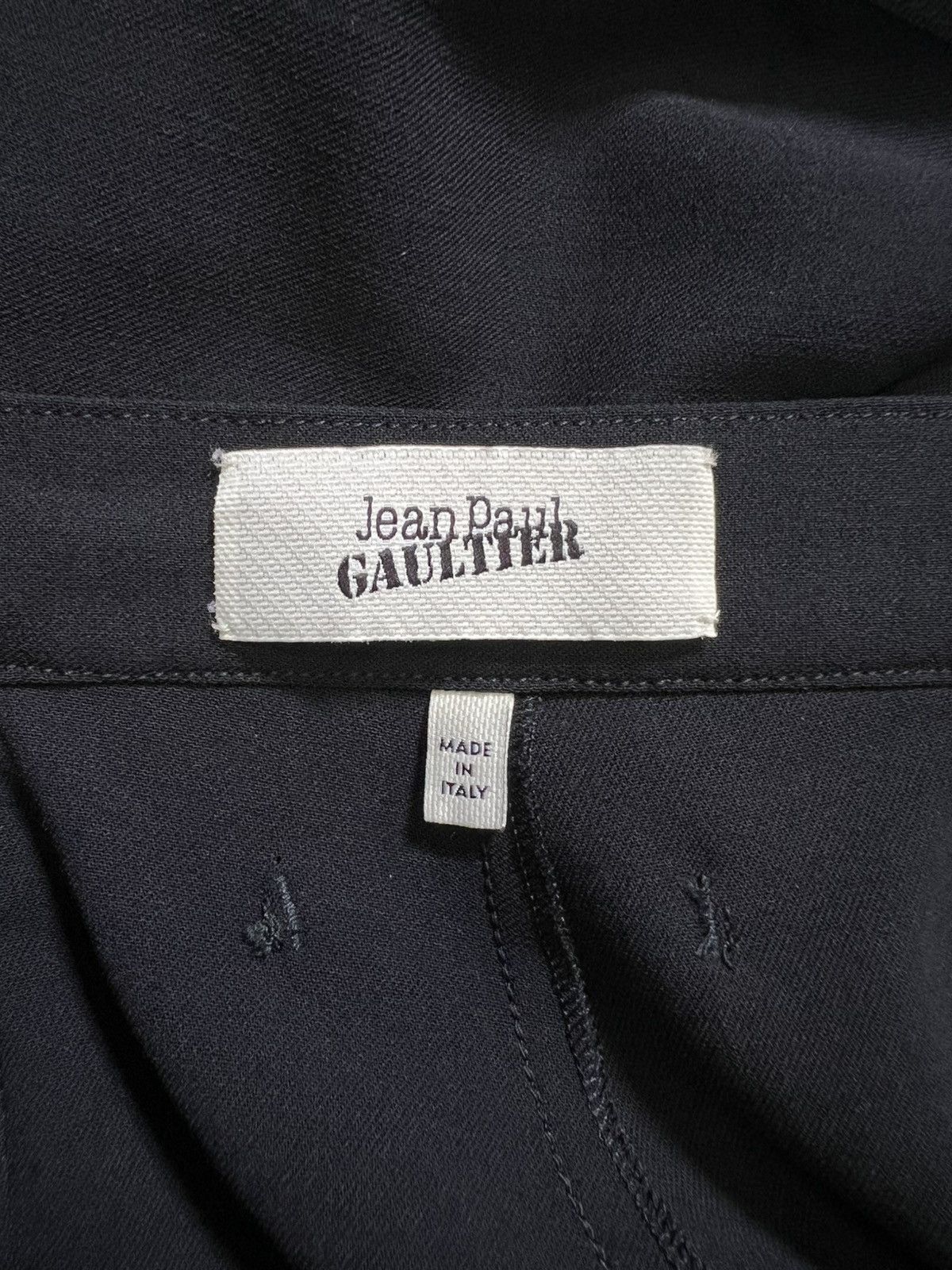 Jean Paul Gaultier Jean Paul Gaultier - Zip Embellished Side Ruffle Leggings Size 28" / US 6 / IT 42 - 15 Thumbnail