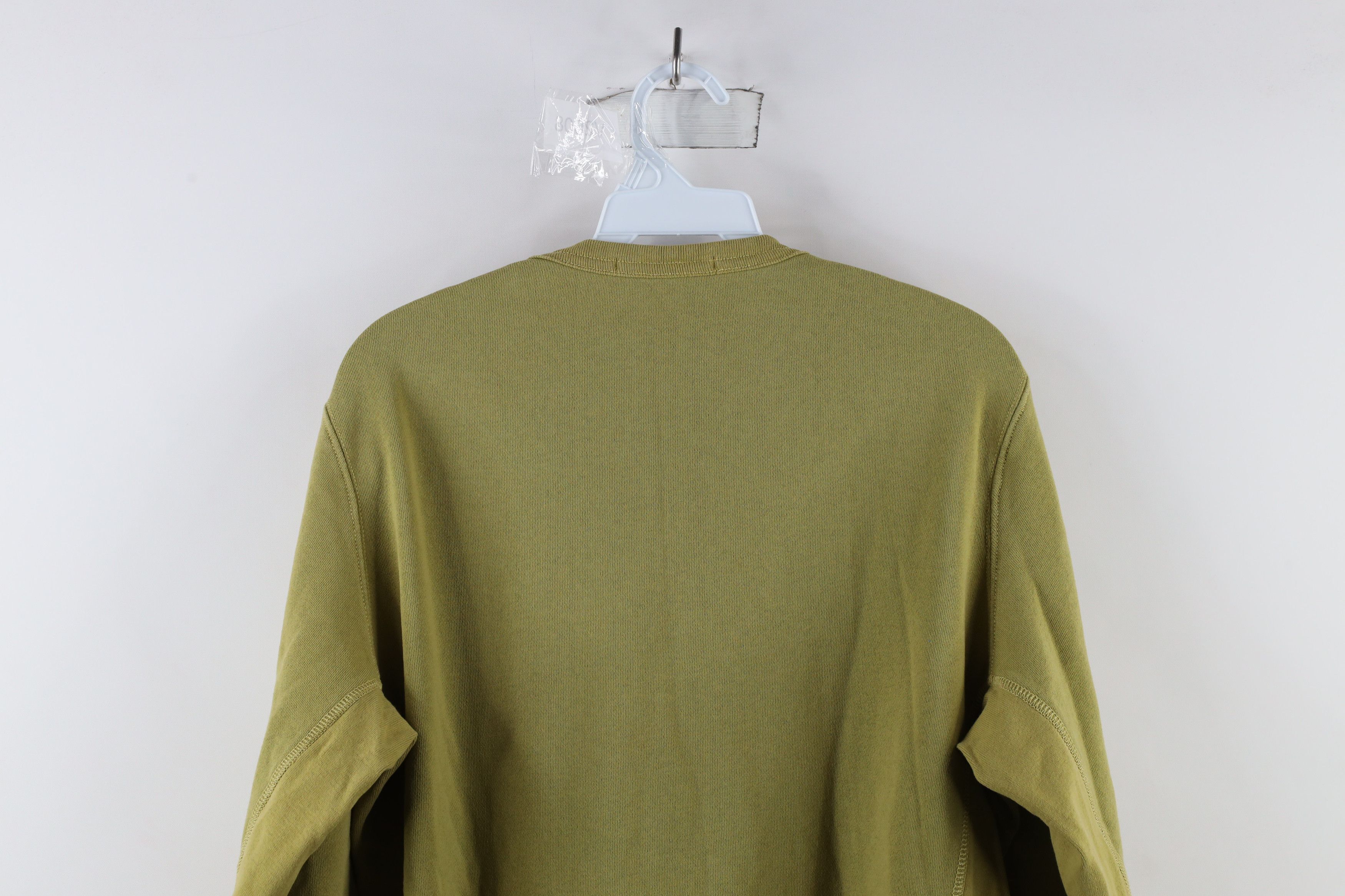 Stone Island × Vintage Stone Island French Terry Crewneck Sweatshirt Light Green Size US L / EU 52-54 / 3 - 8 Thumbnail