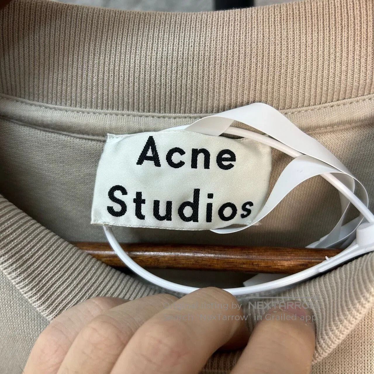 Acne Studios Acne Studios Lettered Collar Sweatshirt. Size XXS / US 00 / IT 34 - 3 Thumbnail