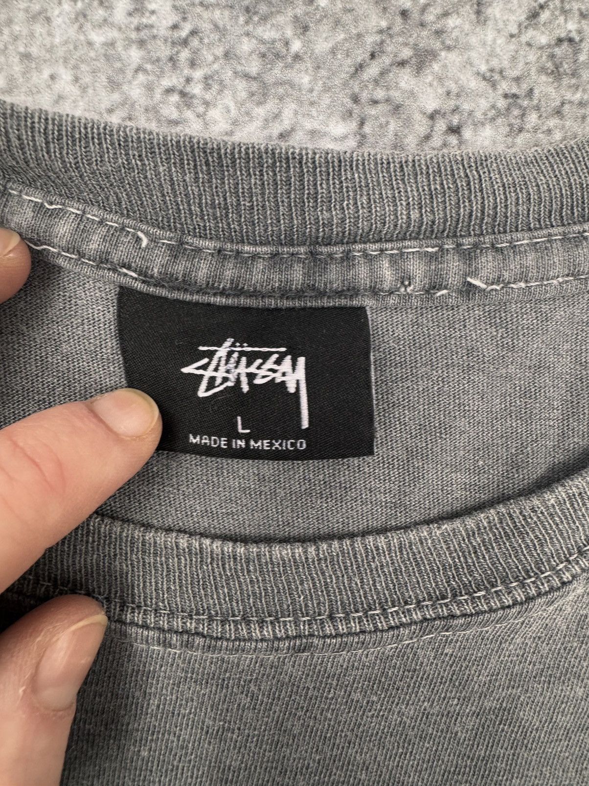 Stussy Stussy Men Long Sleeve T-Shirt Grey Size L Size US L / EU 52-54 / 3 - 5 Thumbnail