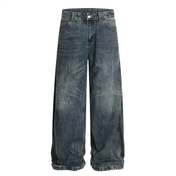 Japanese Brand VIBE American retro loose casual washed distressed jeans Size US 32 / EU 48 - 7 Thumbnail