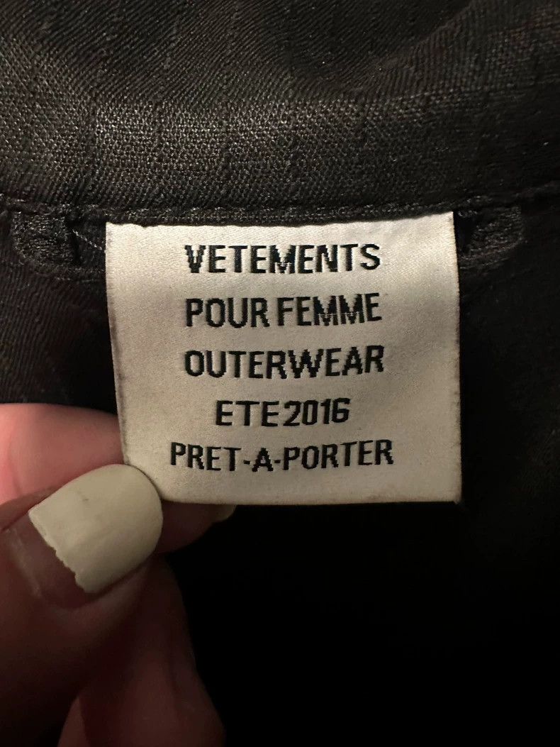 Vetements Vetements 16SS Box-shaped MFH Jacket Size S / US 4 / IT 40 - 4 Thumbnail