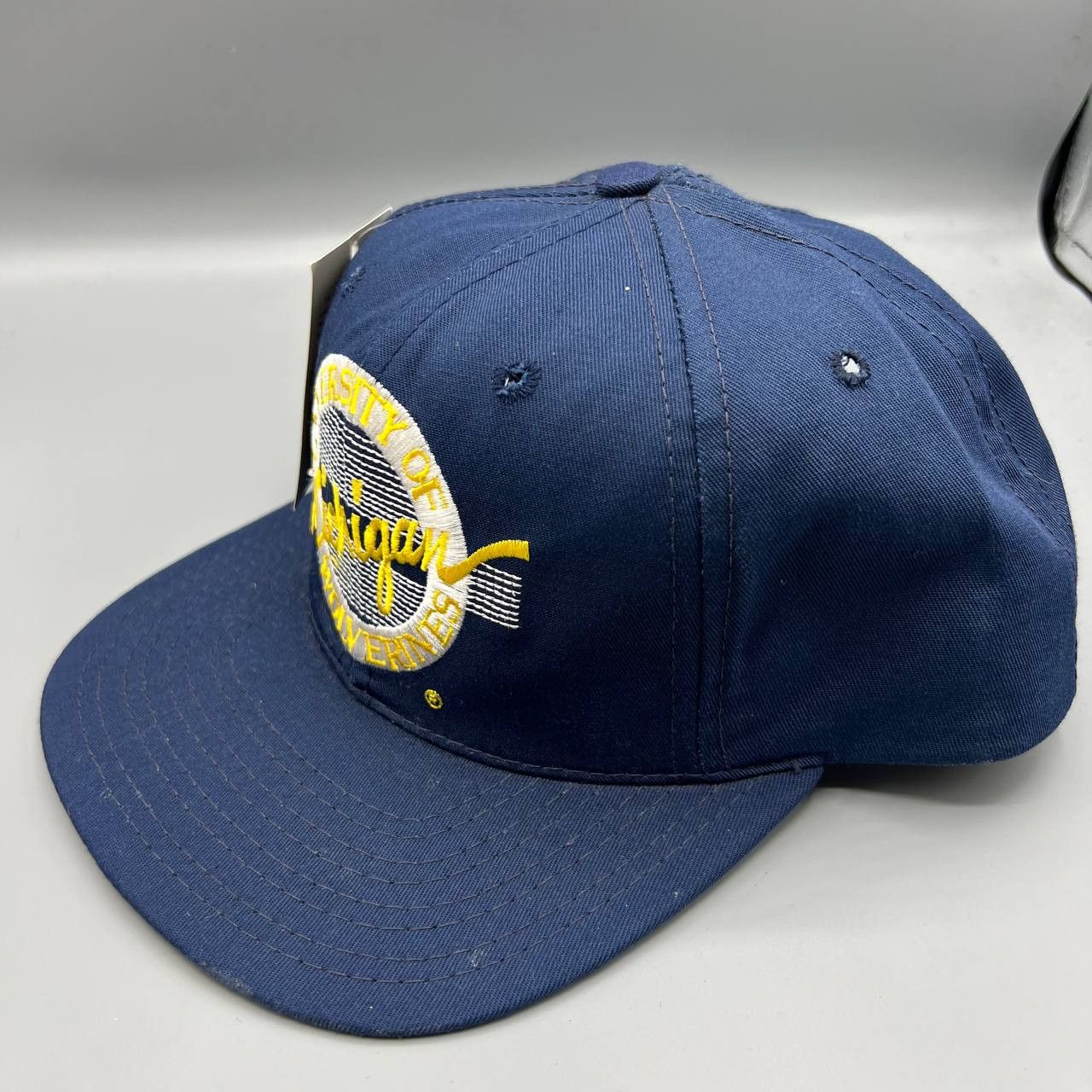 The Game × Vintage Michigan Wolverines Hat Men Blue The Game Snap Back Cap New Size ONE SIZE - 2 Thumbnail