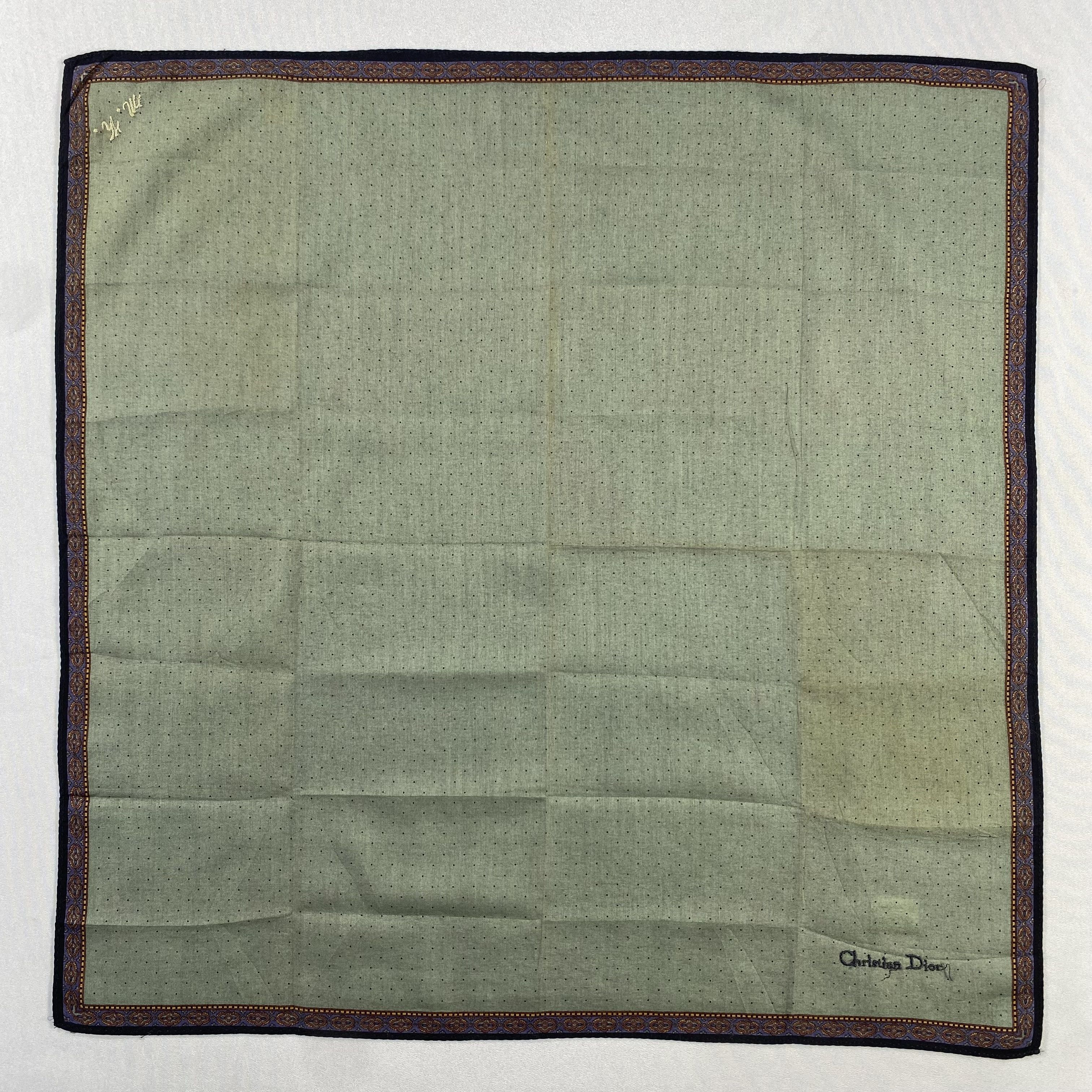 Vintage Christian Dior Monsieur Handkerchief / Neckerchief-P847 Size ONE SIZE - 1 Thumbnail