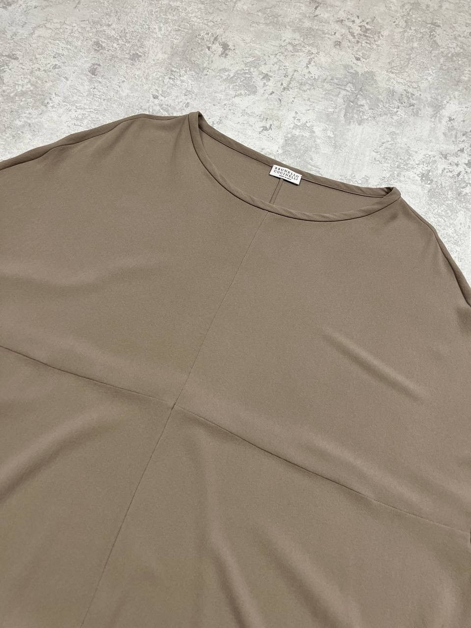 Brunello Cucinelli RARE Brunello Cucinelli Beige oversize shirt Size XL / US 12-14 / IT 48-50 - 8 Thumbnail