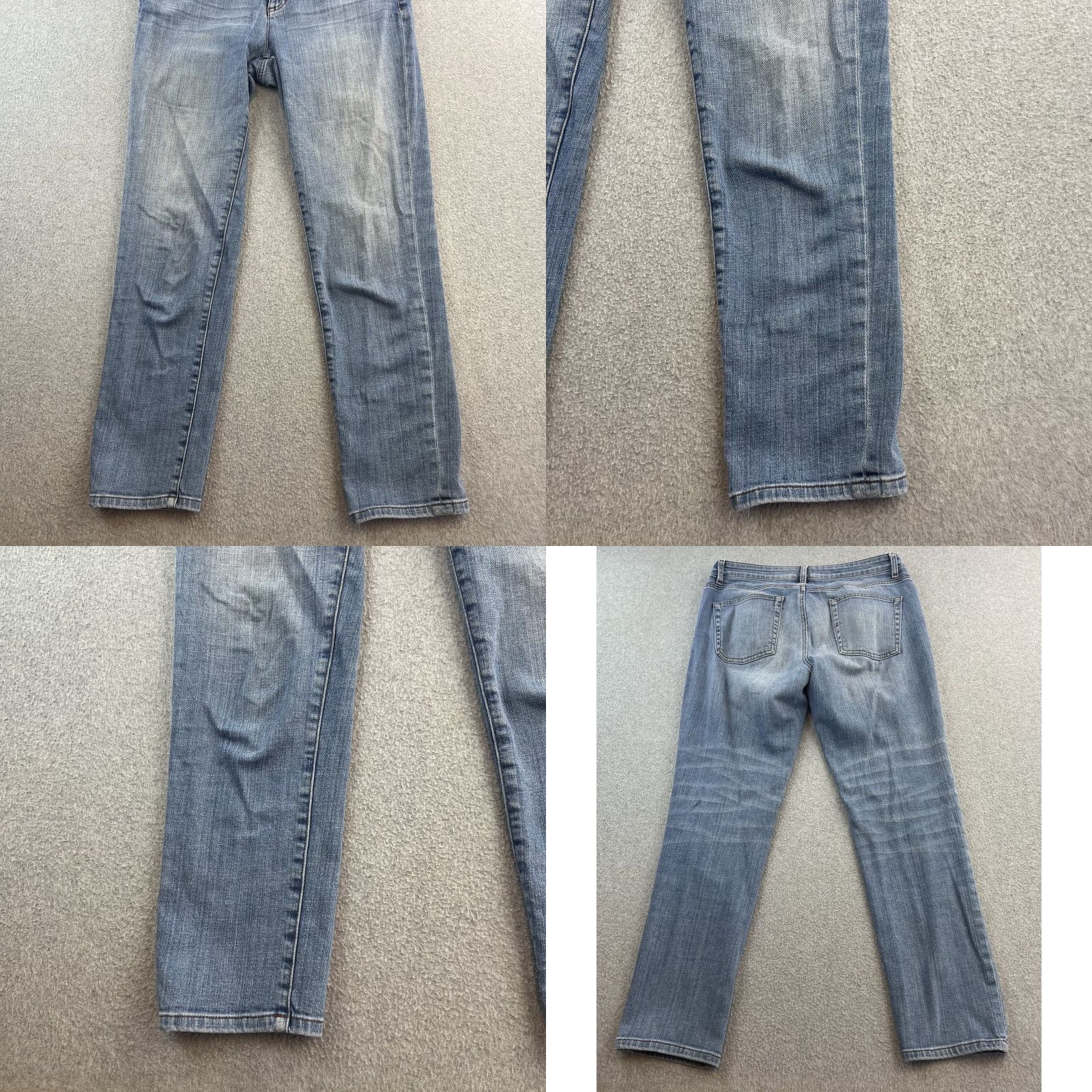 Eileen Fisher Eileen Fisher Jeans Womens 8 Blue Denim Straight Leg Mid Rise Classic Stretch Pants Ladies Jeans Size 30" / US 8 / IT 44 - 8 Thumbnail