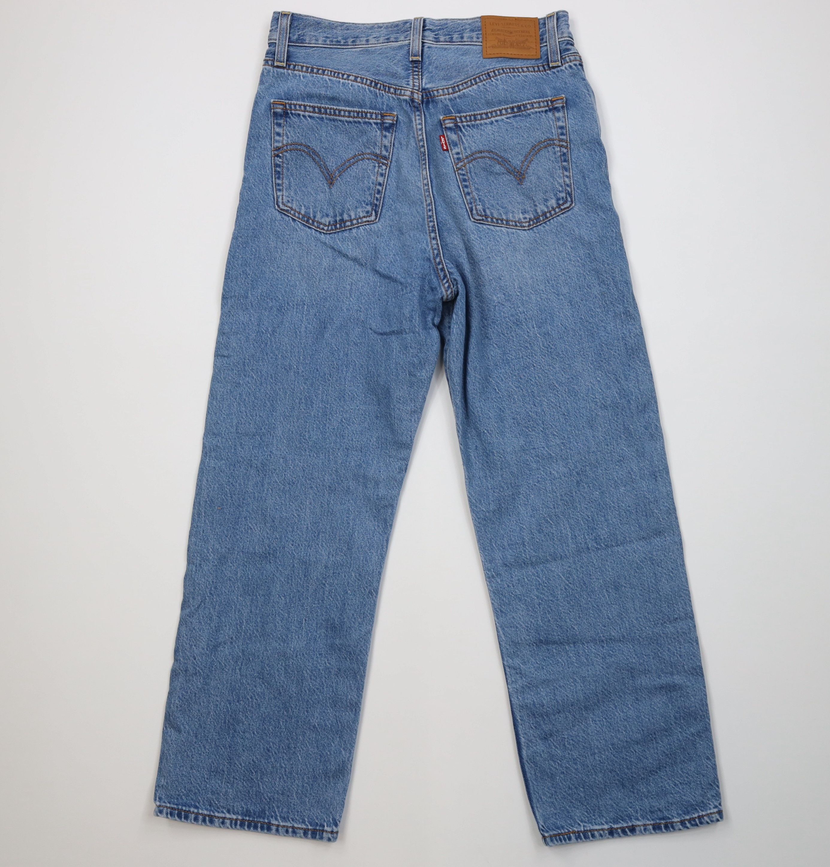 Levi's Vintage Y2K Levis Premium Fly Rib Cage Straight Ankle Jeans Size 28" / US 6 / IT 42 - 11 Thumbnail