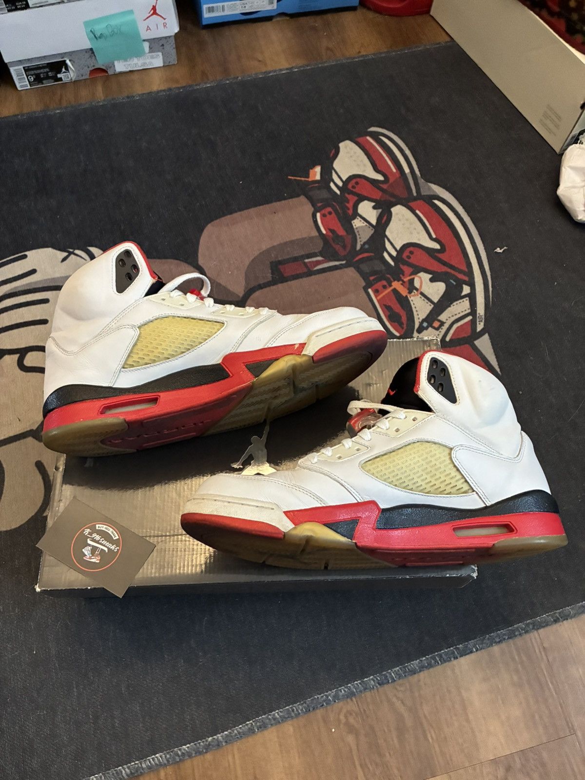 Jordan Brand Jordan 5 fire red 2006 Size US 11.5 / EU 44-45 - 3 Thumbnail