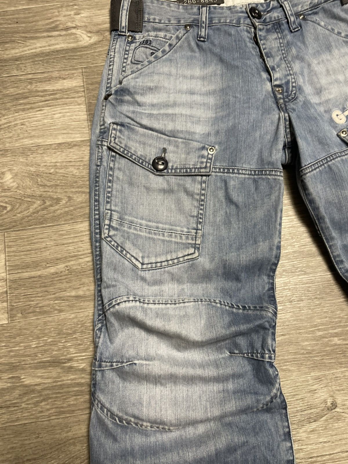 G-Star 32/30 Vintage G-Star Raw SE 5204/3301 Cargo Elwood Jeans Size US 32 / EU 48 - 7 Thumbnail