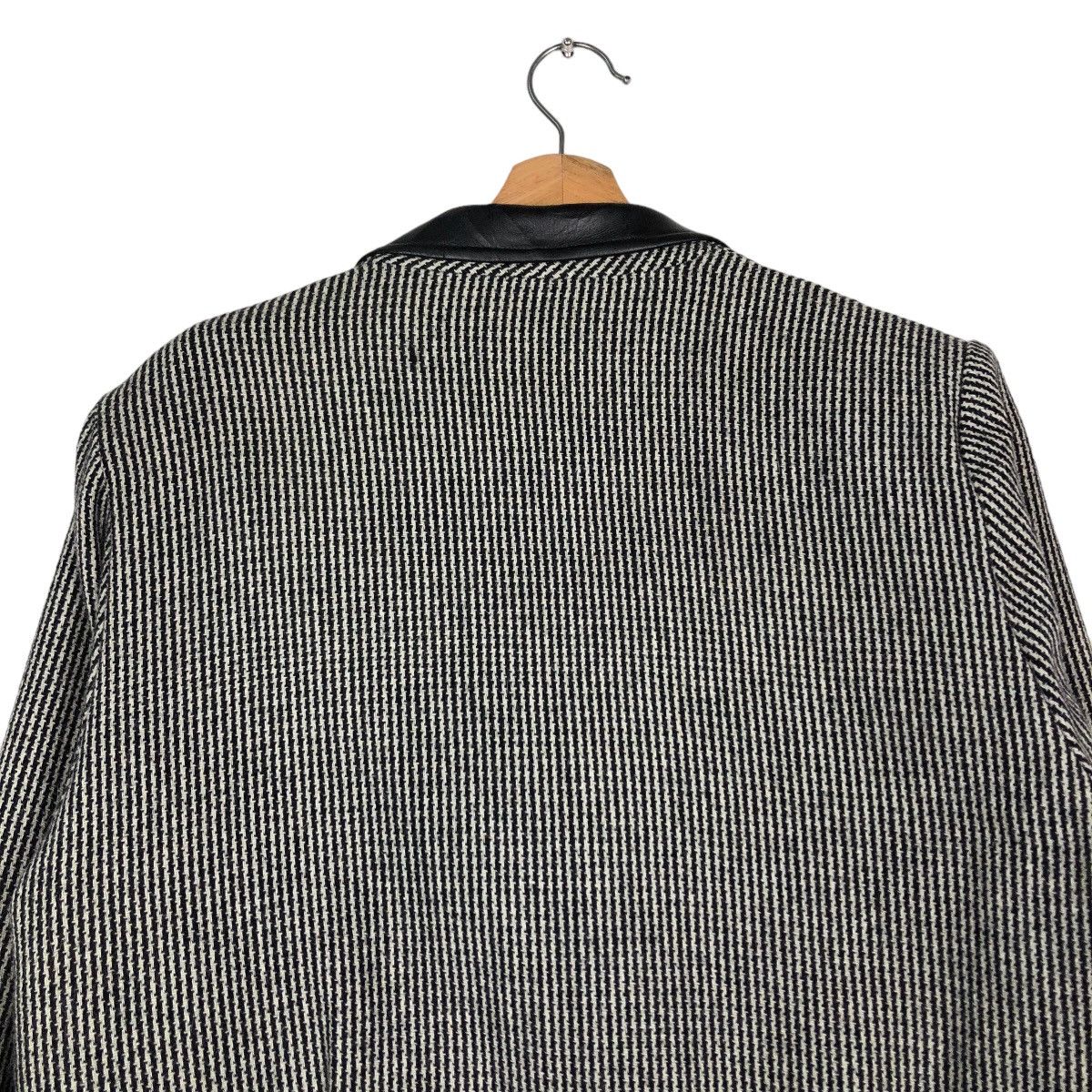 Japanese Brand 🔥Vintage Wool Jacket Bomber Herringbone Issey Miyake Japan Size US M / EU 48-50 / 2 - 9 Thumbnail
