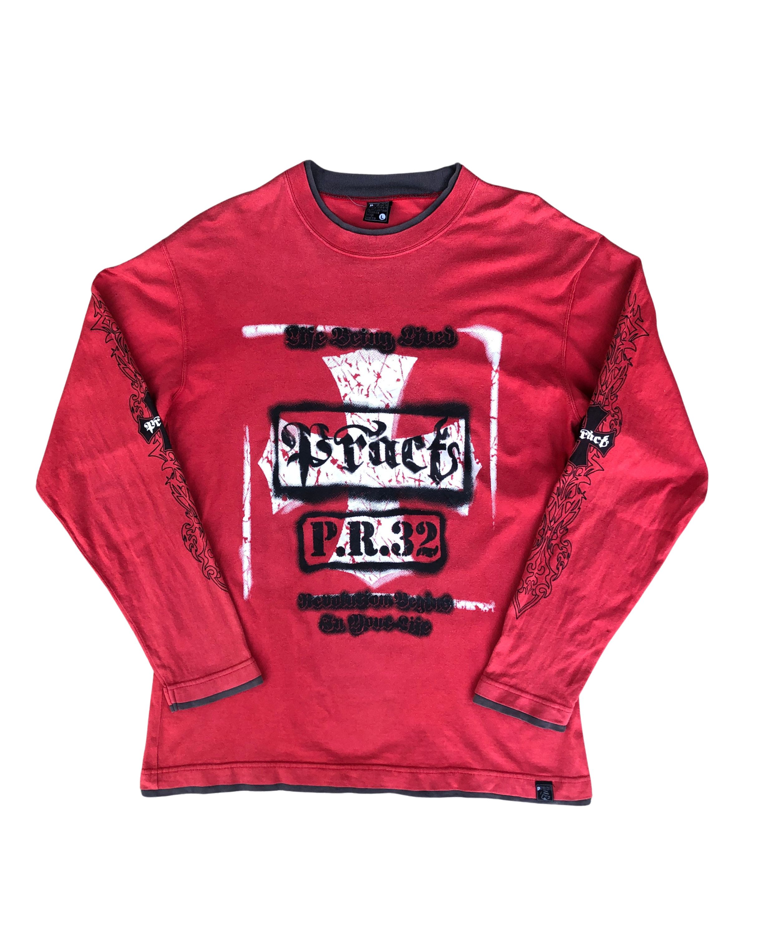 Japanese Brand Vintage Pract Spell Out Longsleeve Size US L / EU 52-54 / 3 - 1 Thumbnail
