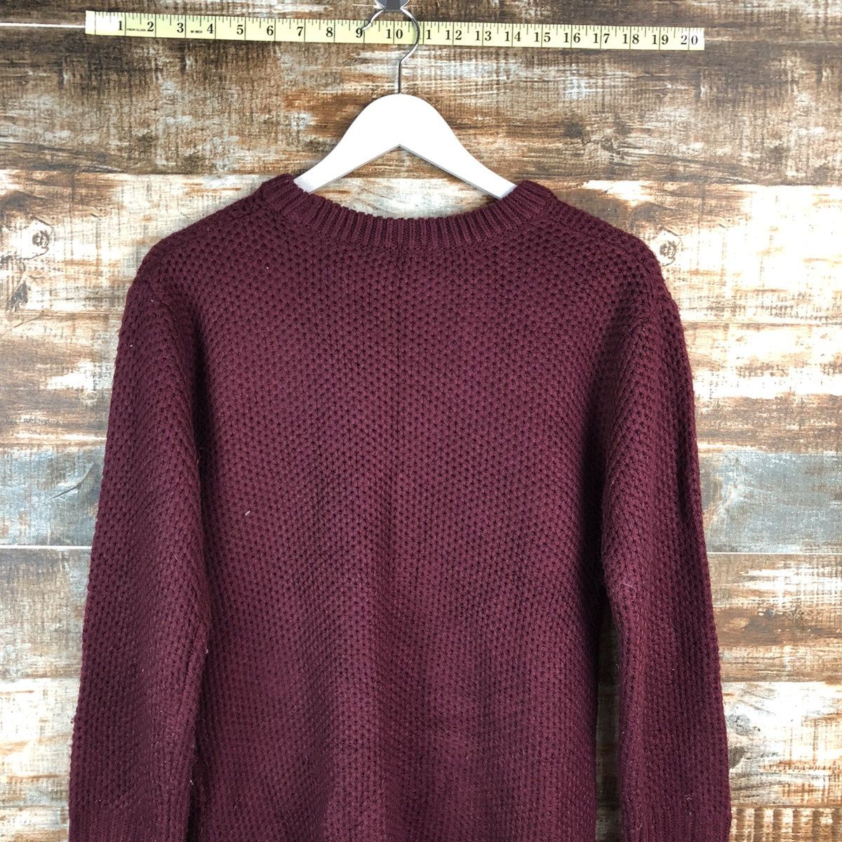 GU × Homespun Knitwear GU Maroon Knitwear #A2225 Size M / US 6-8 / IT 42-44 - 13 Thumbnail