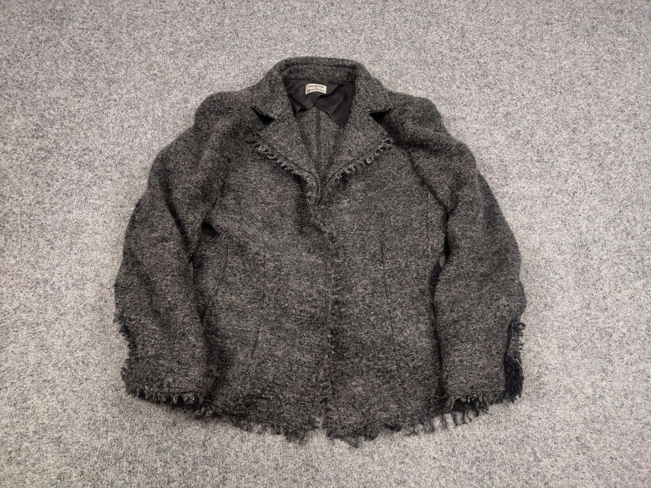 Alberta Ferretti Philosophy di Alberta Ferretti design Gray Wool Blazer Size M / US 6-8 / IT 42-44 - 2 Thumbnail