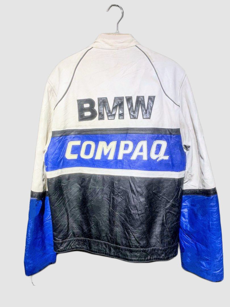 BMW 💀🔥 BMW Leather Jacket Rare Streetwear Size US XL / EU 56 / 4 - 2 Thumbnail