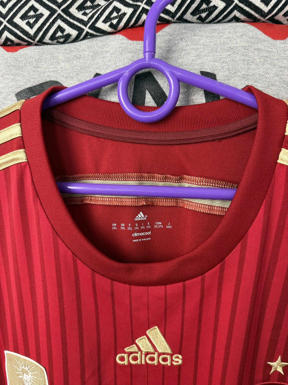 Adidas Adidas Spain 2014 world champions 2010 jersey Size US XXL / EU 58 / 5 - 7 Thumbnail