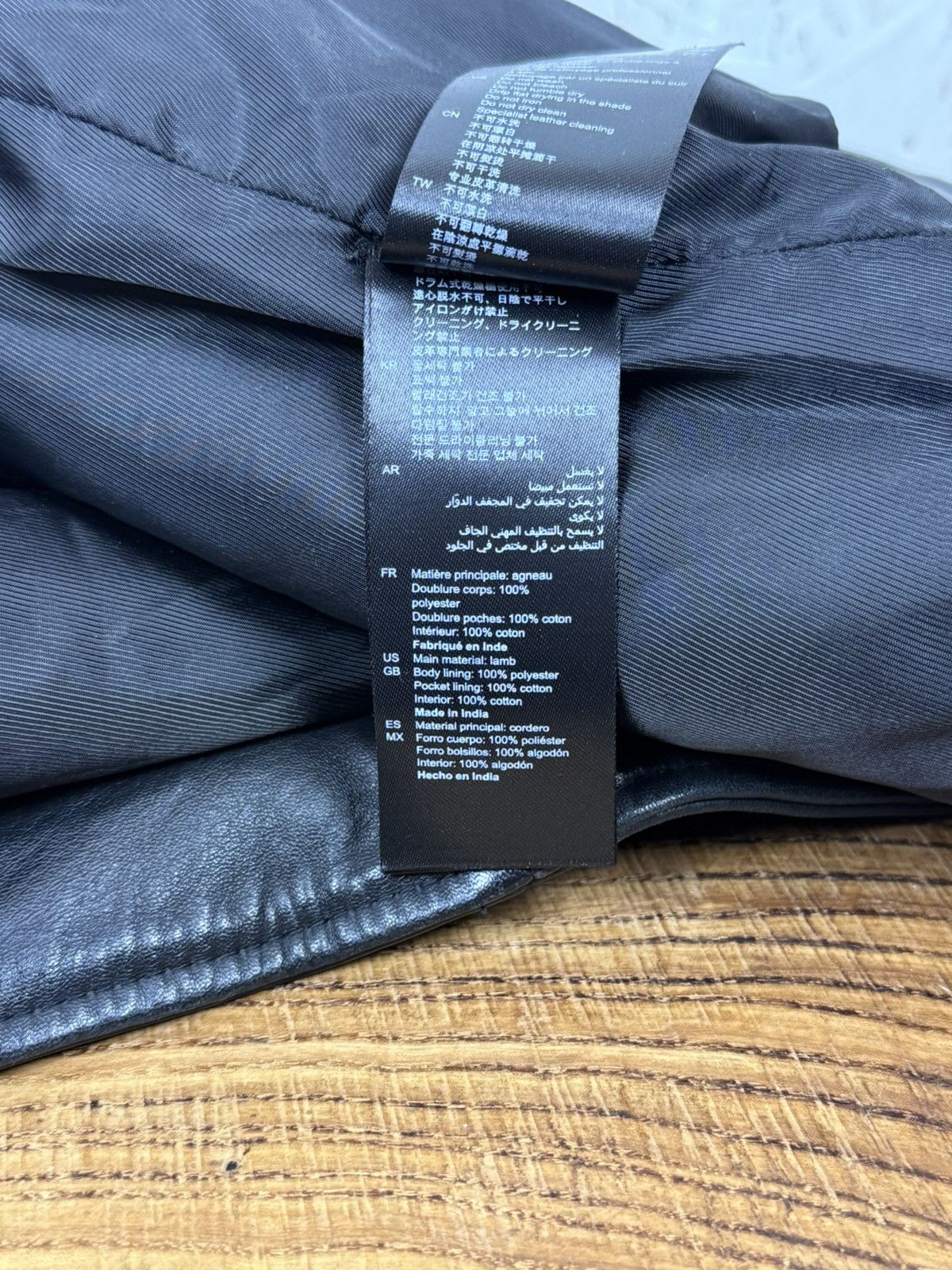 Sandro Sandro Paris Lambskin Black Biker Leather Jacket Size 4 Size L / US 10 / IT 46 - 14 Thumbnail