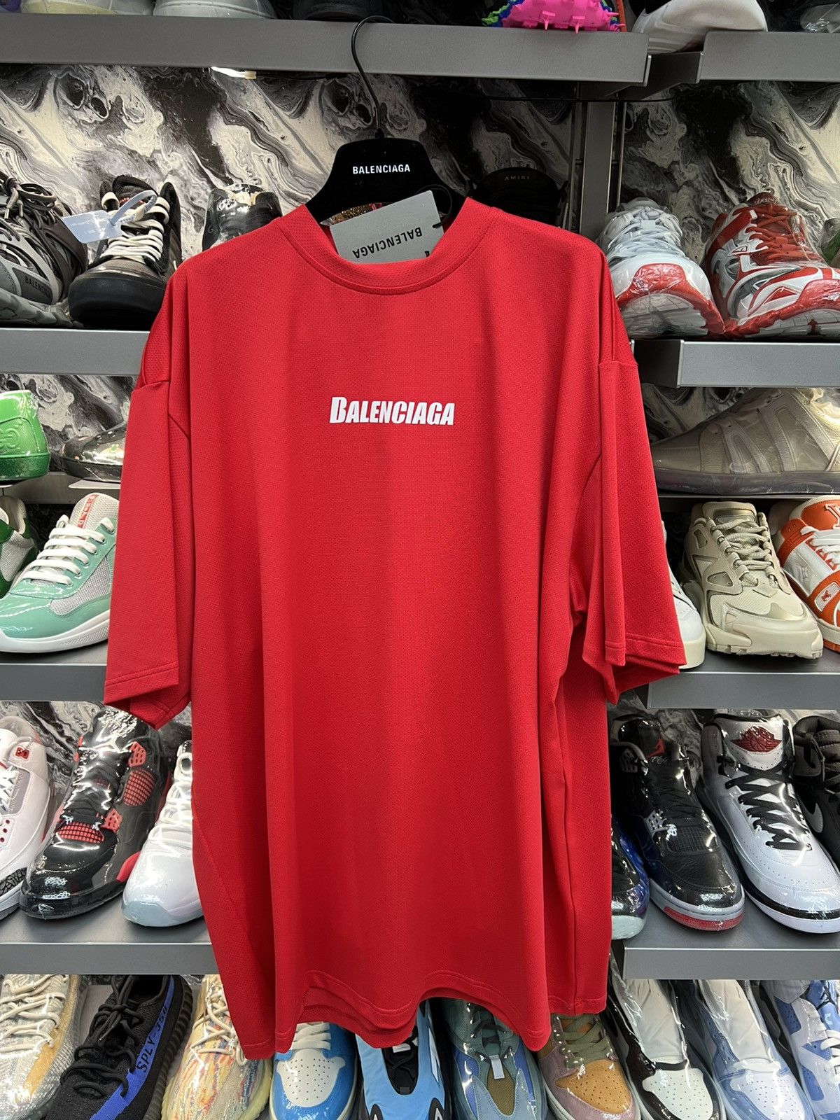 Balenciaga Balenciaga Red Jersey Size US S / EU 44-46 / 1 - 1 Thumbnail