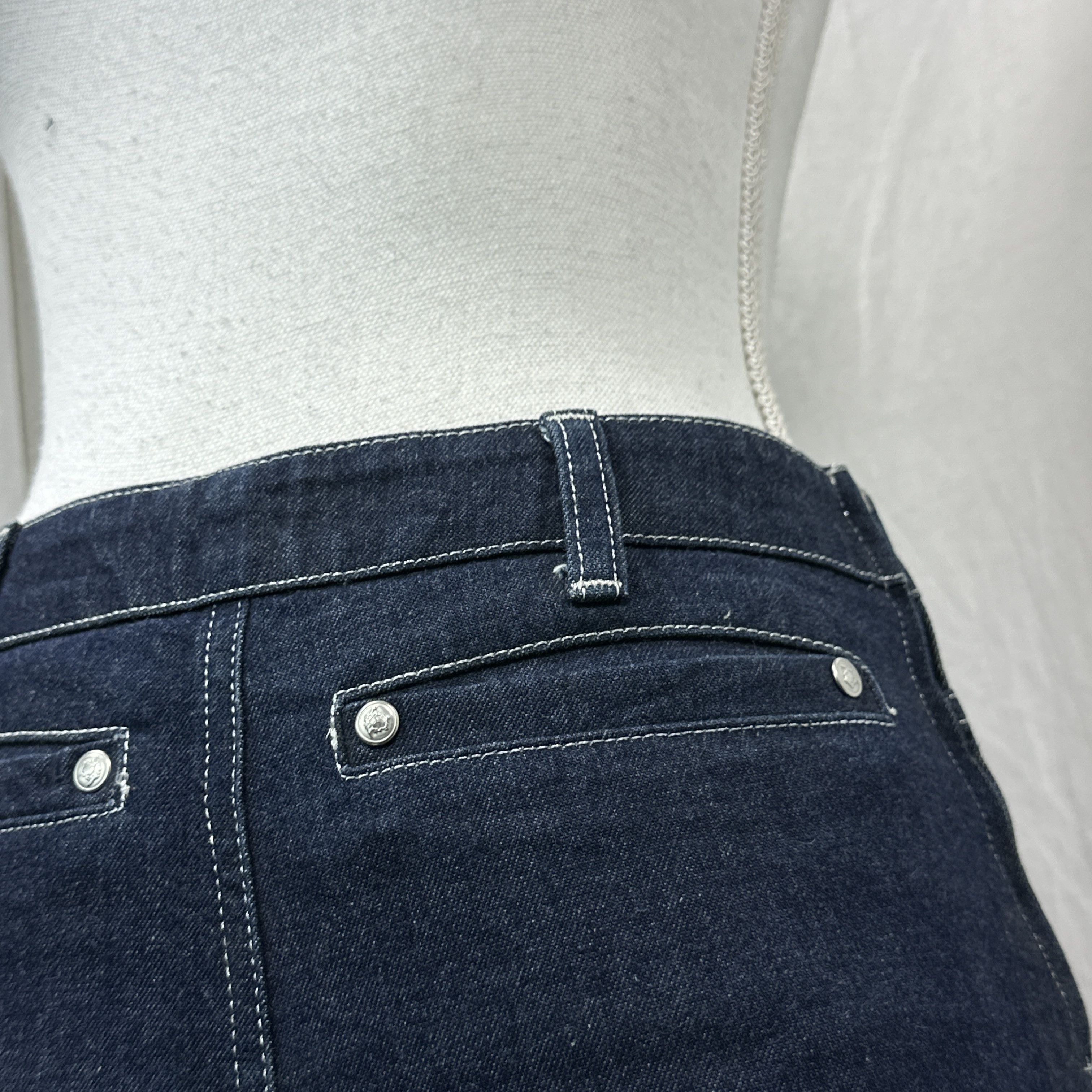 Versace Vintage Denim Versace Jeans Classic Capri Jeans Pants Y2K Size 24" / US 00 / IT 34 - 9 Thumbnail
