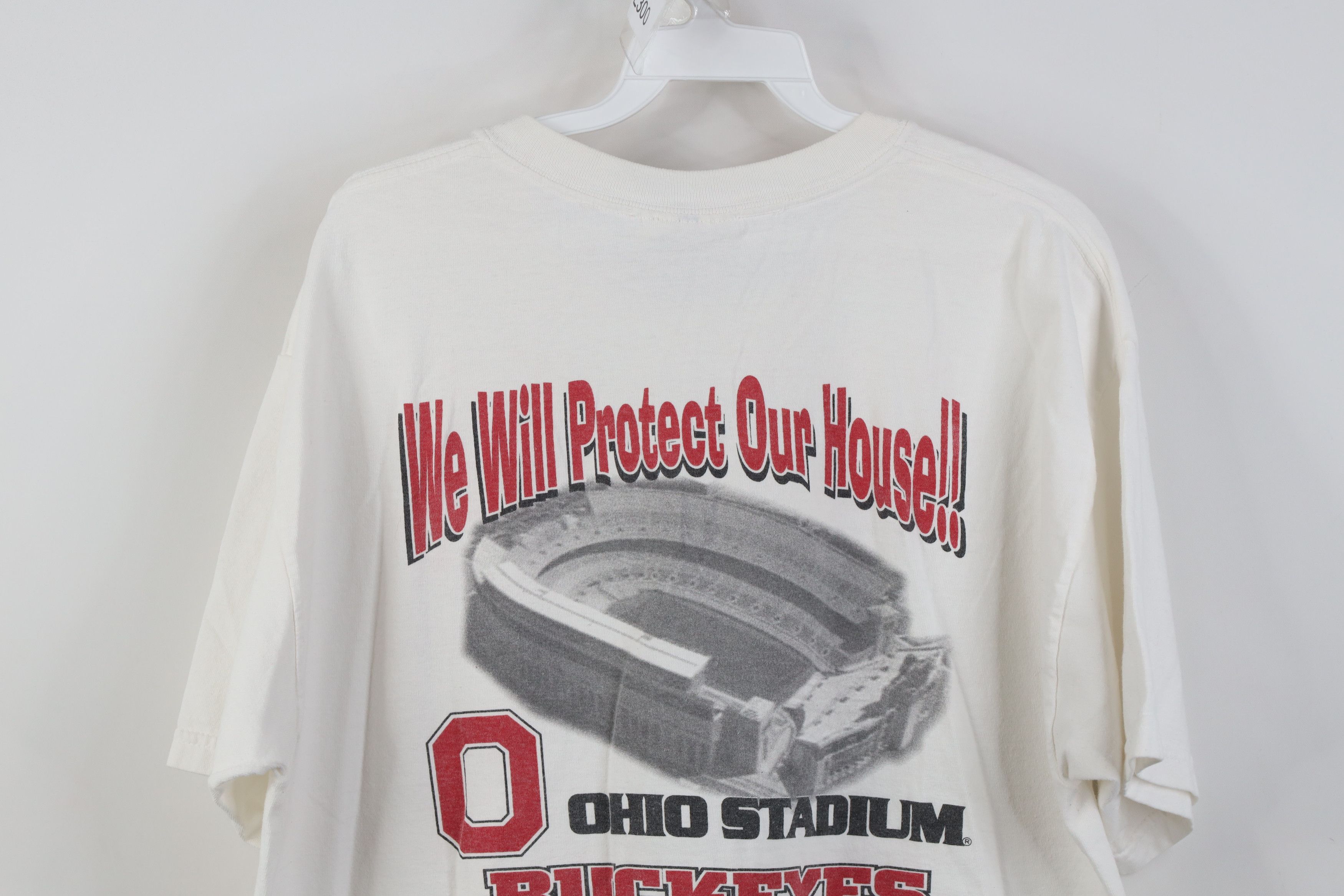 Vintage Vintage 90s Ohio State University Football Stadium T-Shirt Size US L / EU 52-54 / 3 - 13 Thumbnail