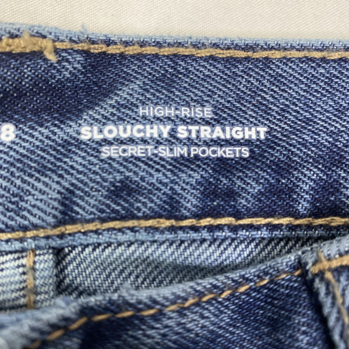 Old Navy Old Navy High-Rise Straight Distressed Women's Jeans Sz 8 Size 30" / US 8 / IT 44 - 8 Thumbnail