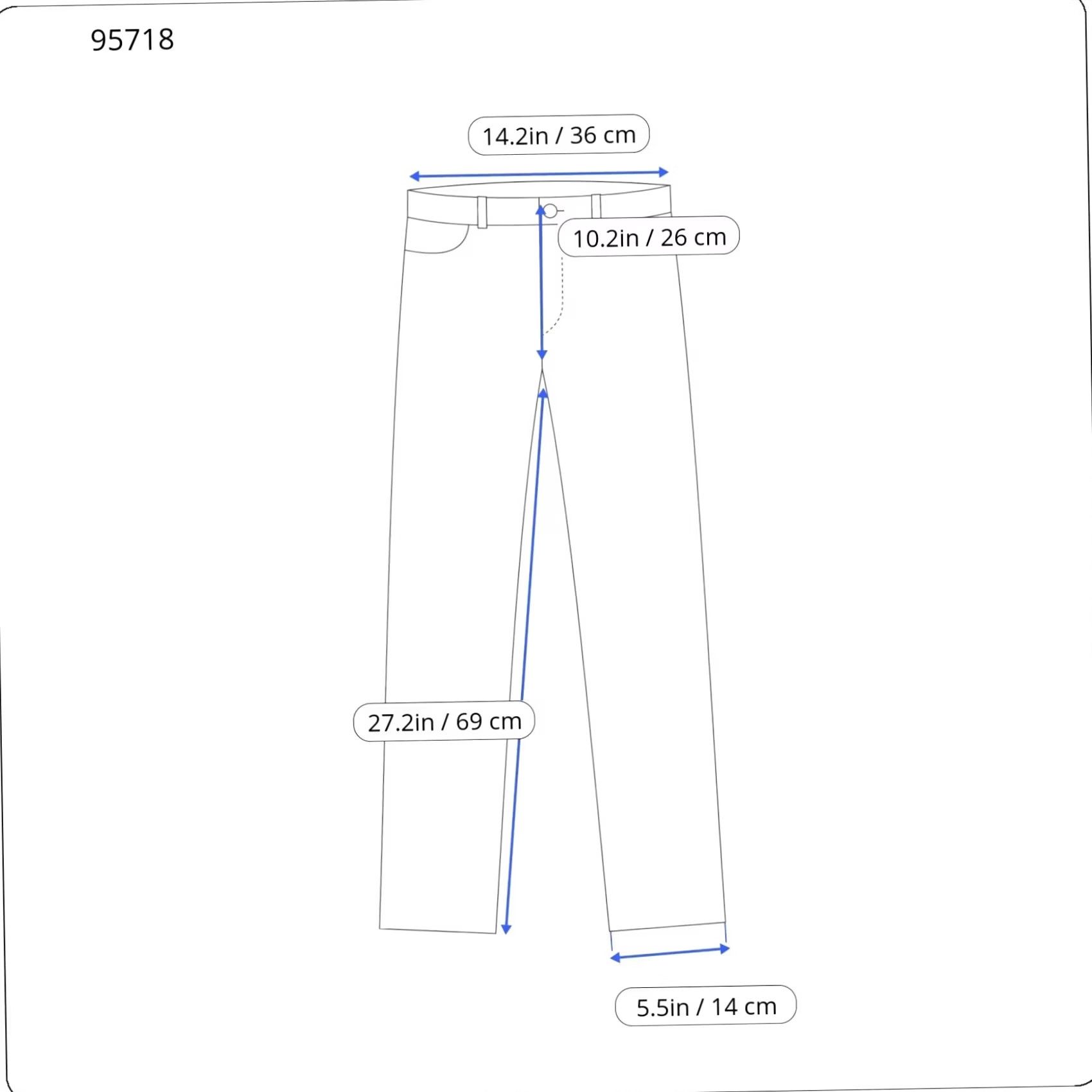 Levi's Levi's Women's Jeans W26 Slim Fit Button Mint Green 22861 Distressed Size 26" / US 2 / IT 38 - 3 Thumbnail