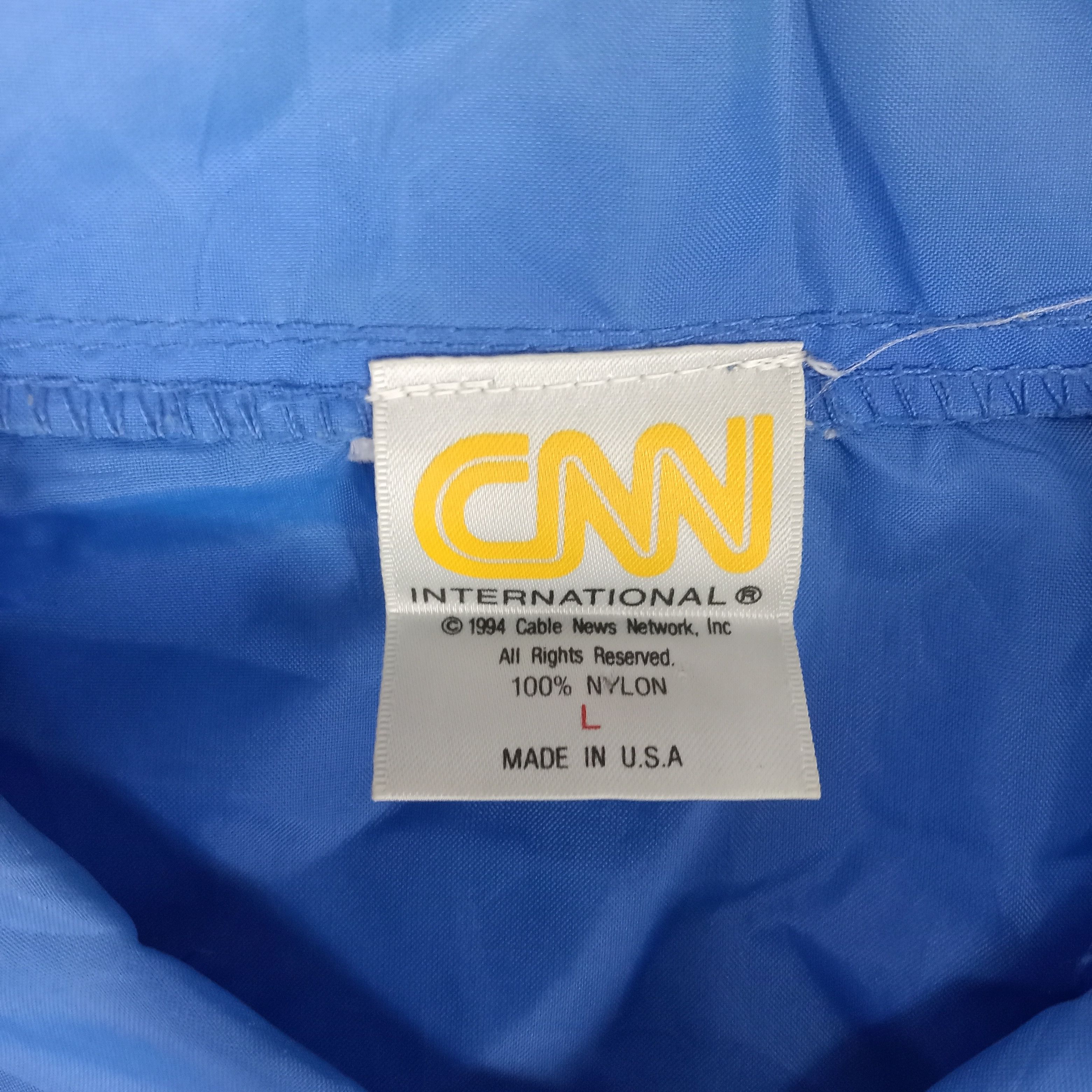 Other CNN International Media Company Windbreaker Jacket Size US L / EU 52-54 / 3 - 5 Thumbnail