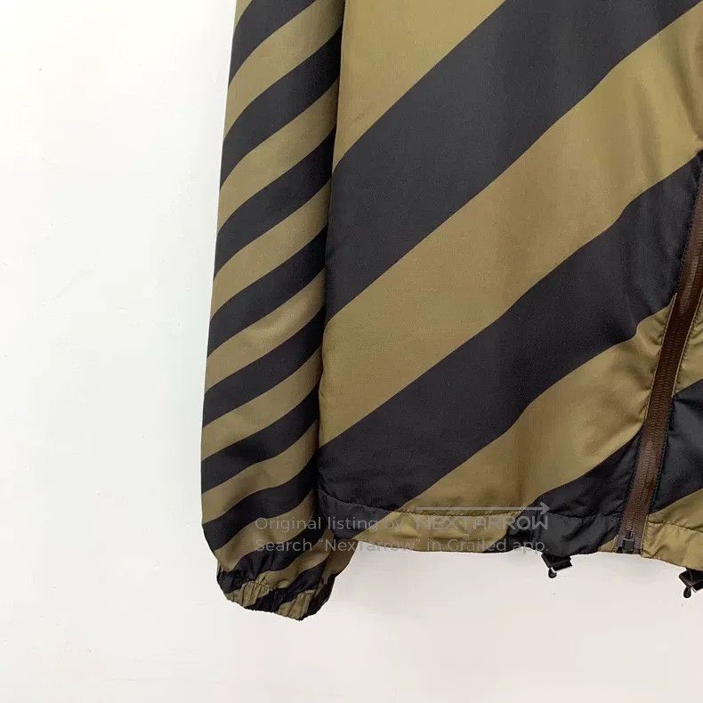 Fendi Fendi 23 model dark brown logo all-over print slanted stri Size US L / EU 52-54 / 3 - 9 Thumbnail