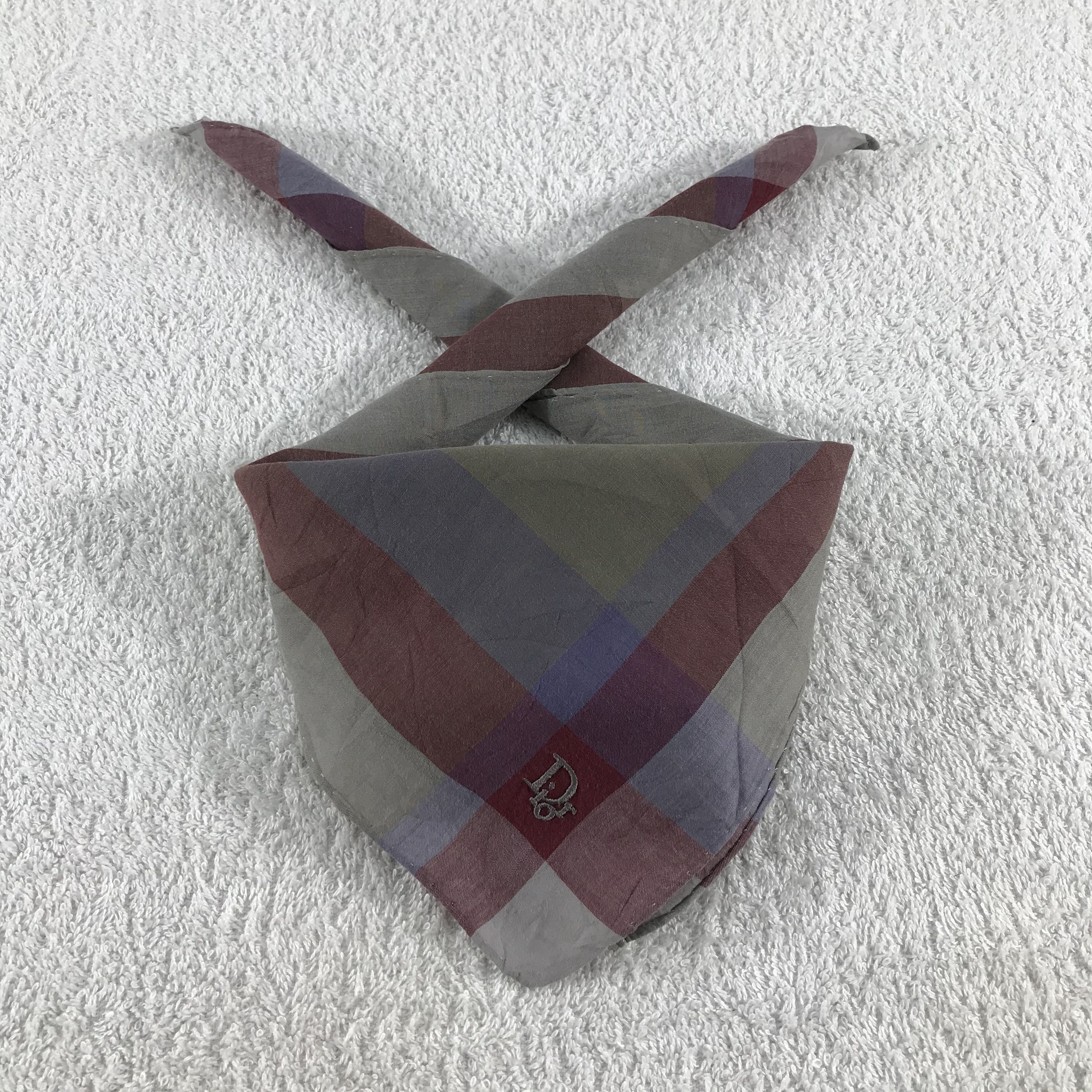 Vintage Dior Bandana / Handkerchief / Neckerchief Size ONE SIZE - 1 Thumbnail