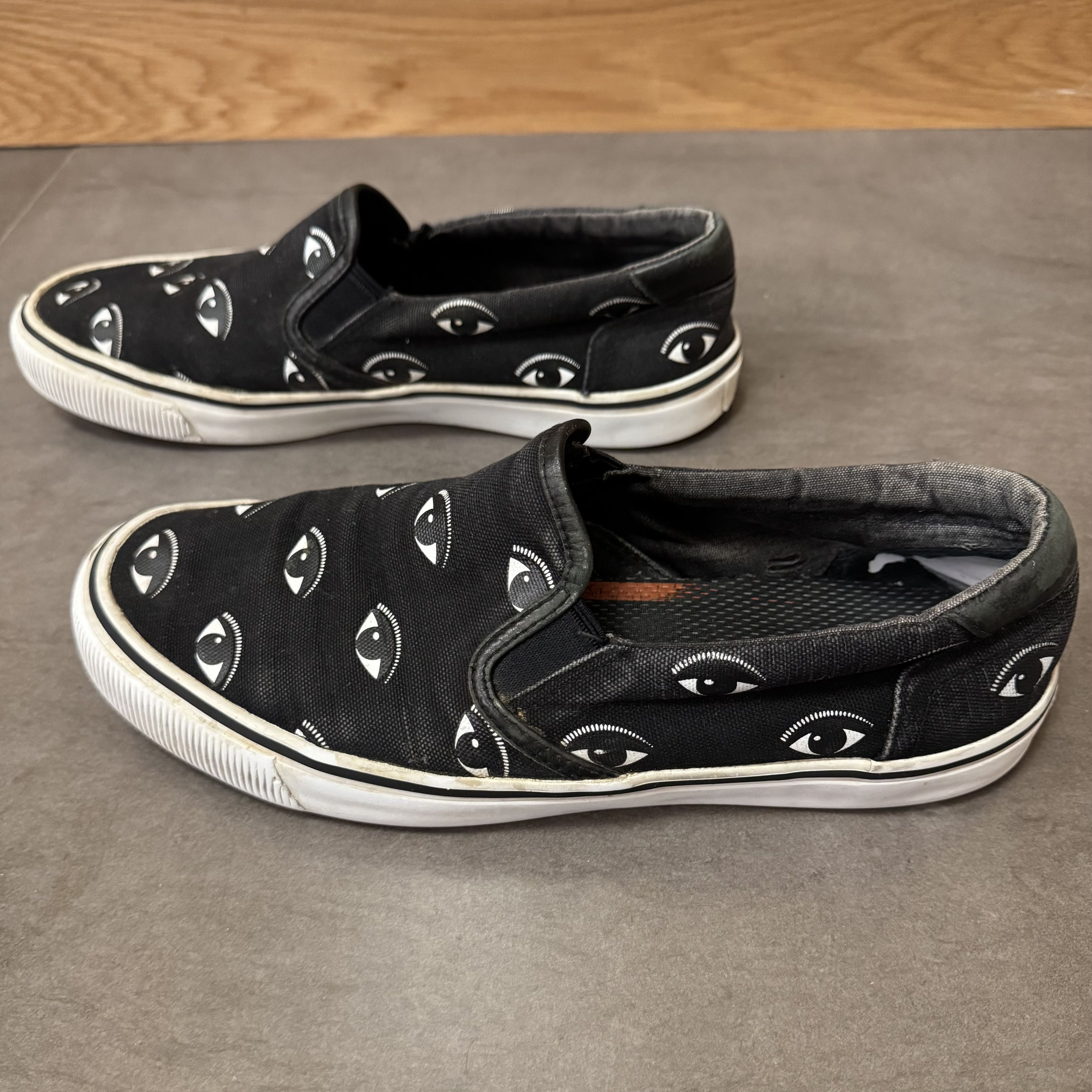 Kenzo Kenzo Eye Print Slip-On Black Sneakers, Size 42 EU / 9 US Size US 9 / EU 42 - 5 Thumbnail