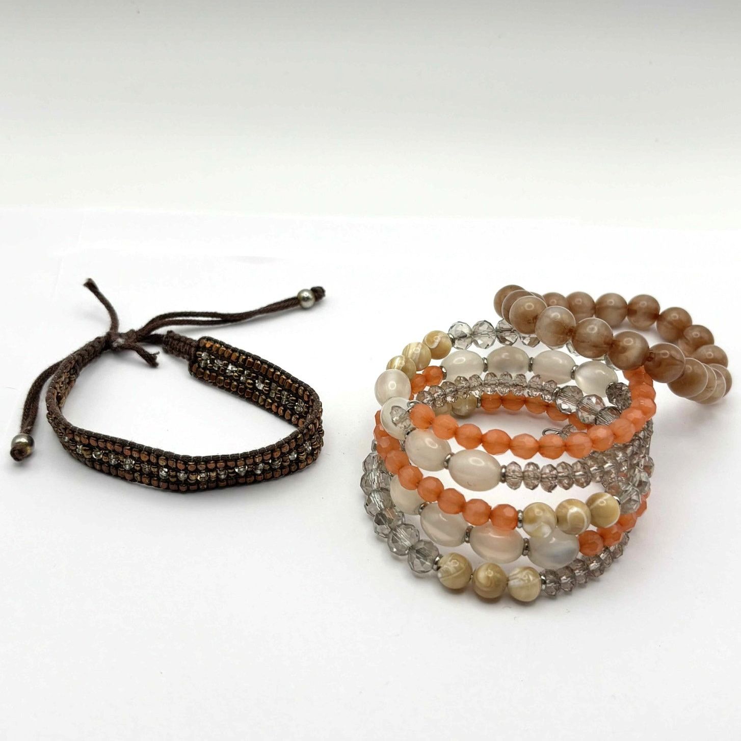 Other Brown & Orange Boho Bracelet Bundle Size ONE SIZE - 3 Thumbnail