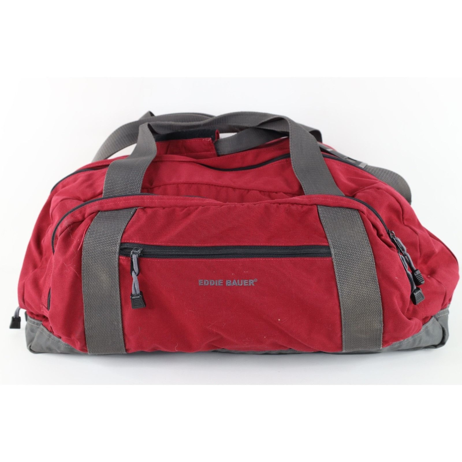 Eddie Bauer Vintage Eddie Bauer Distressed Spell Out Handled Duffel Bag Size ONE SIZE - 1 Thumbnail