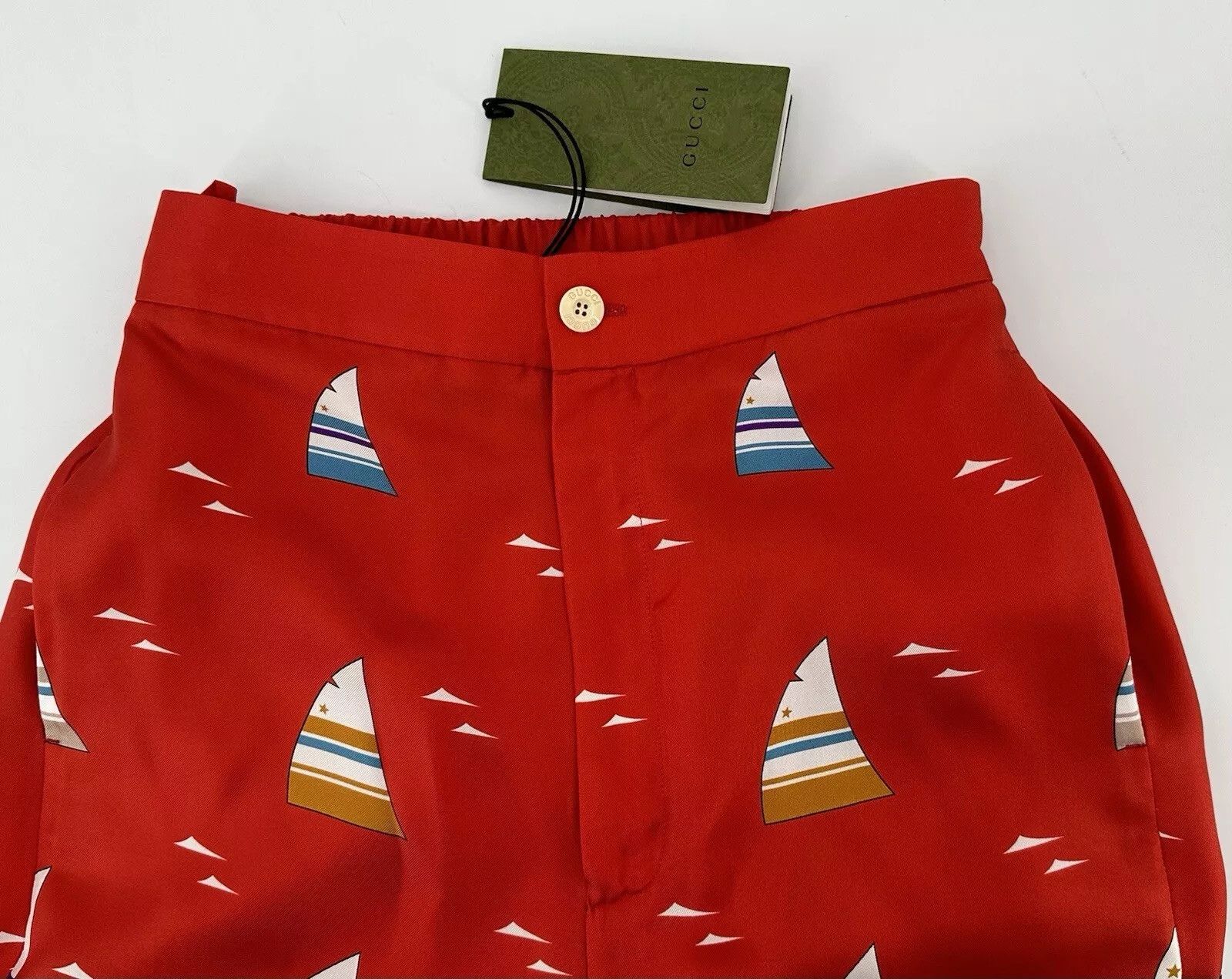 Gucci new Gucci women Pants Silk Size-IT-42 / M Size 28" / US 6 / IT 42 - 10 Thumbnail