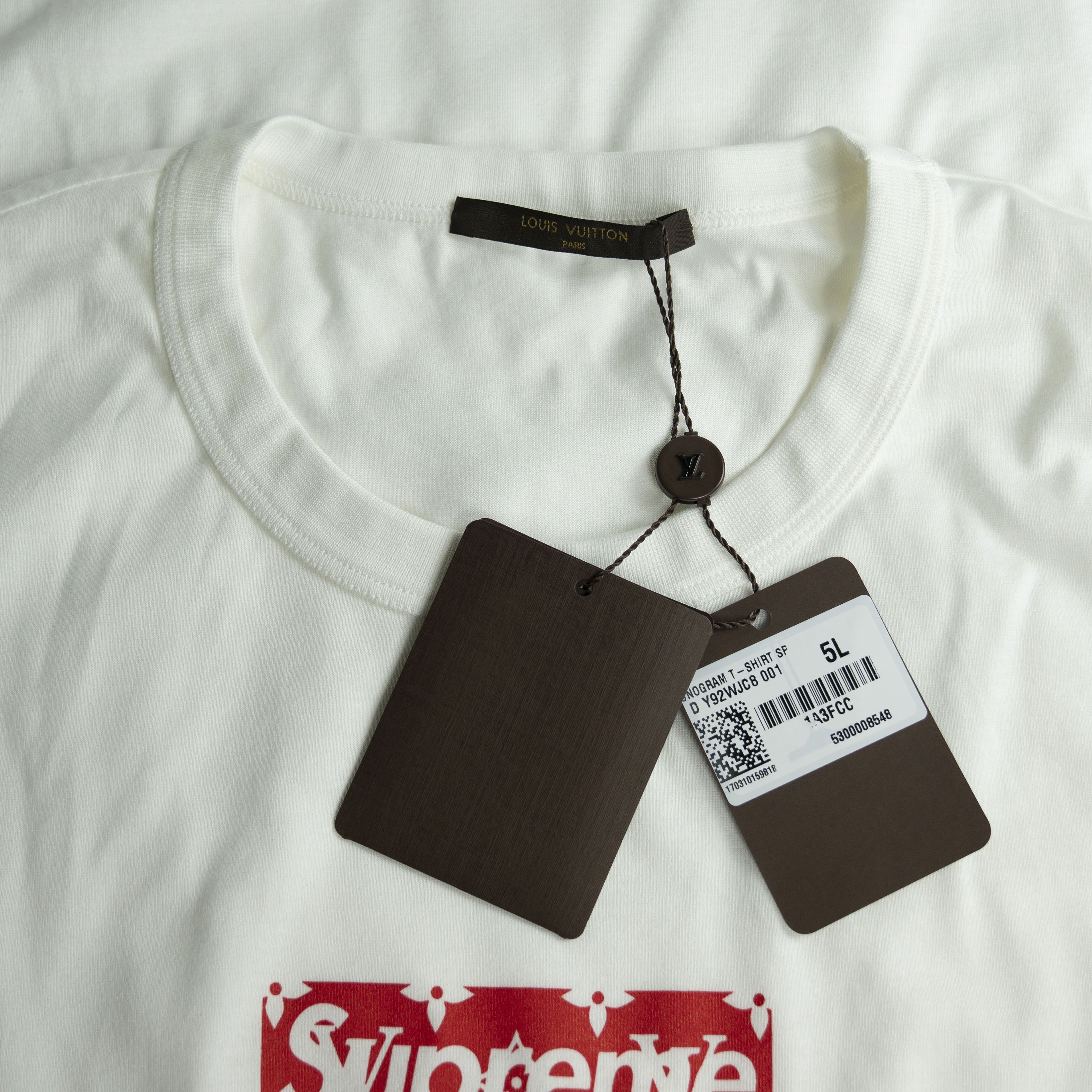 Louis Vuitton 2017 Louis Vuitton Supreme Monogram Box Logo Tee Shirt 5L Size US XL / EU 56 / 4 - 3 Thumbnail