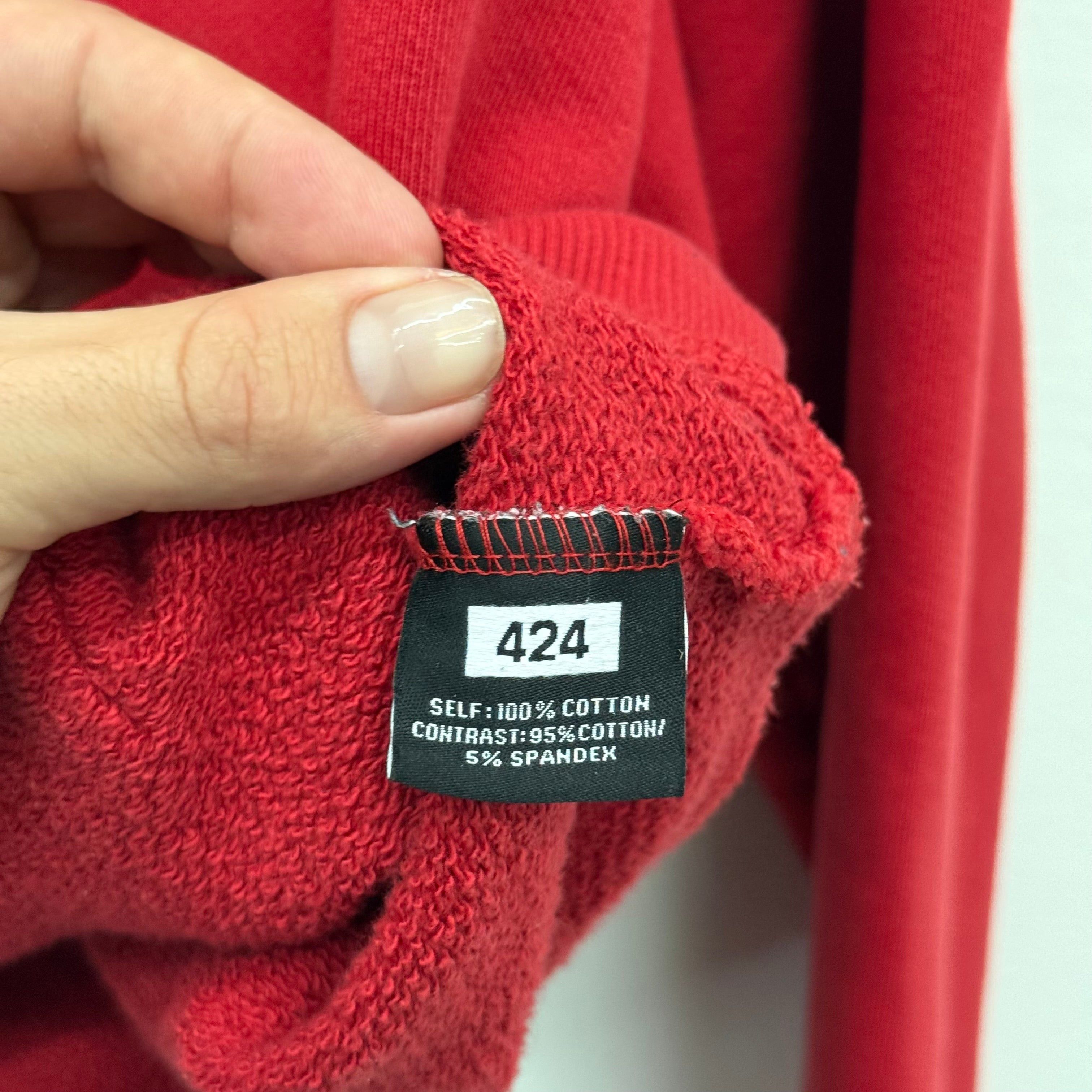 424 424 Today Red Hoodie - Size M Size US M / EU 48-50 / 2 - 4 Thumbnail