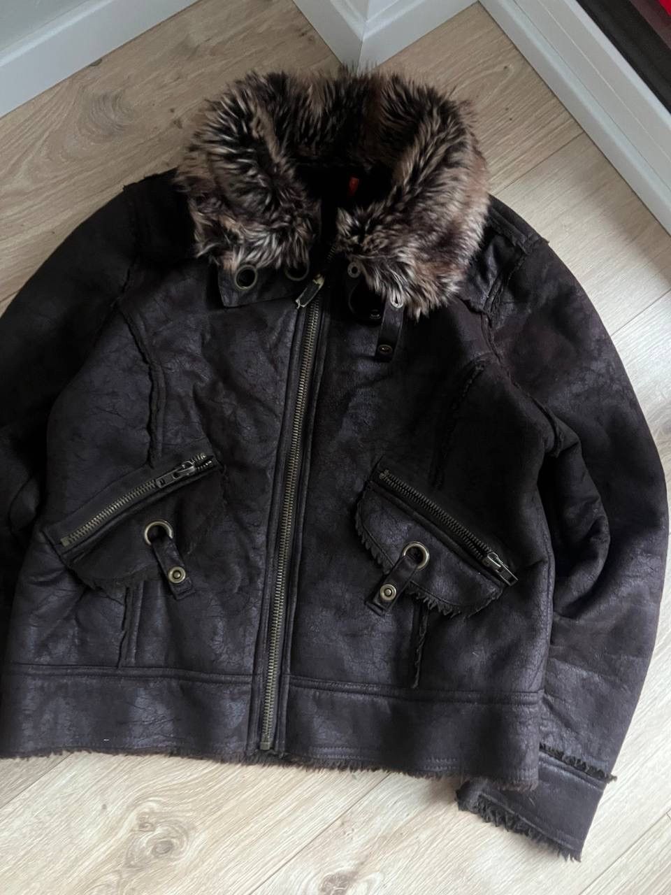 Other Vintage cropped faux fur bomber y2k jacket japanese style Size S / US 4 / IT 40 - 6 Thumbnail