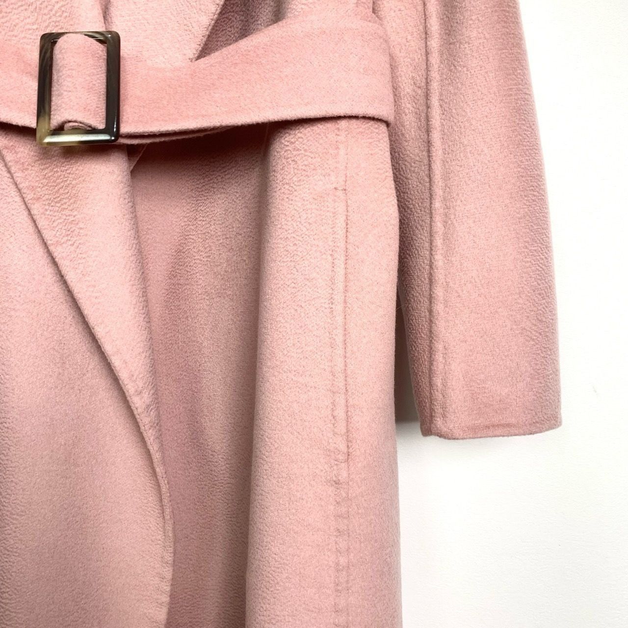 Max Mara Max Mara Womens Pink Cashmere Belted Overcoat Size 36 Size XS / US 0-2 / IT 36-38 - 5 Thumbnail