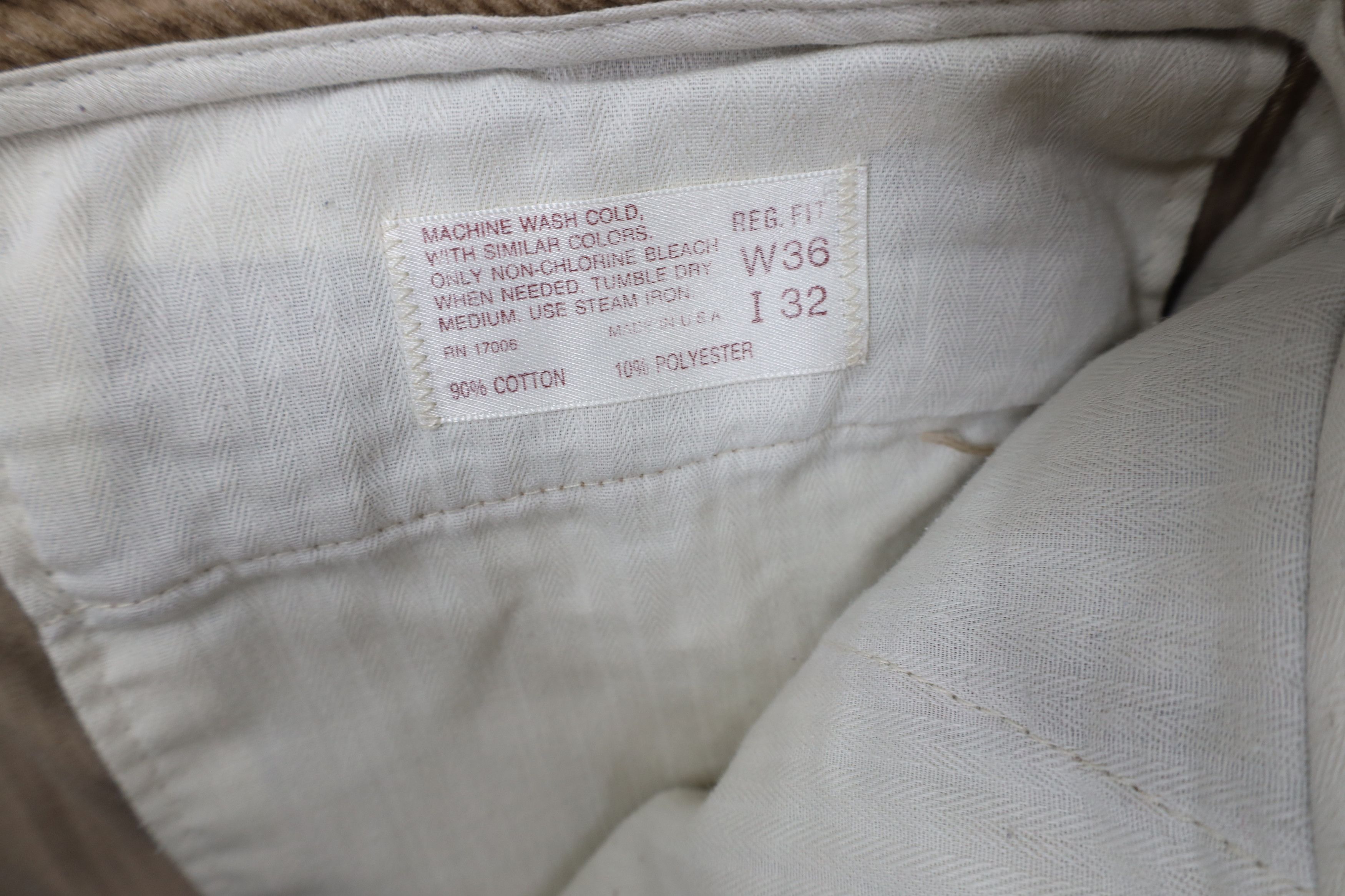 Vintage Vintage 70s OshKosh B'Gosh Wide Leg Corduroy Chino Pants USA Size US 36 / EU 52 - 8 Thumbnail