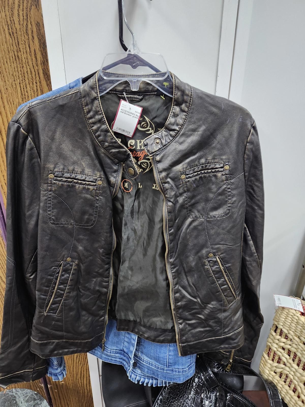 Designer Big Chill Vintage Bomber Jacket Size US M / EU 48-50 / 2 - 1 Thumbnail