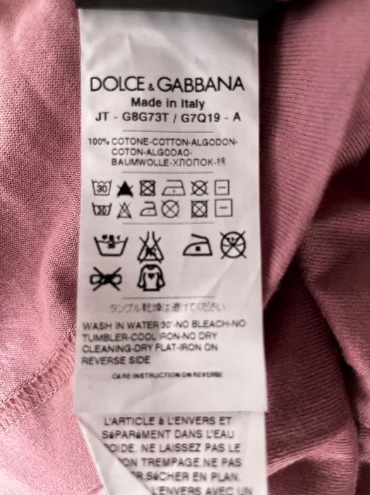 Dolce & Gabbana Leopard Print Underwear T-shirt Vintage 