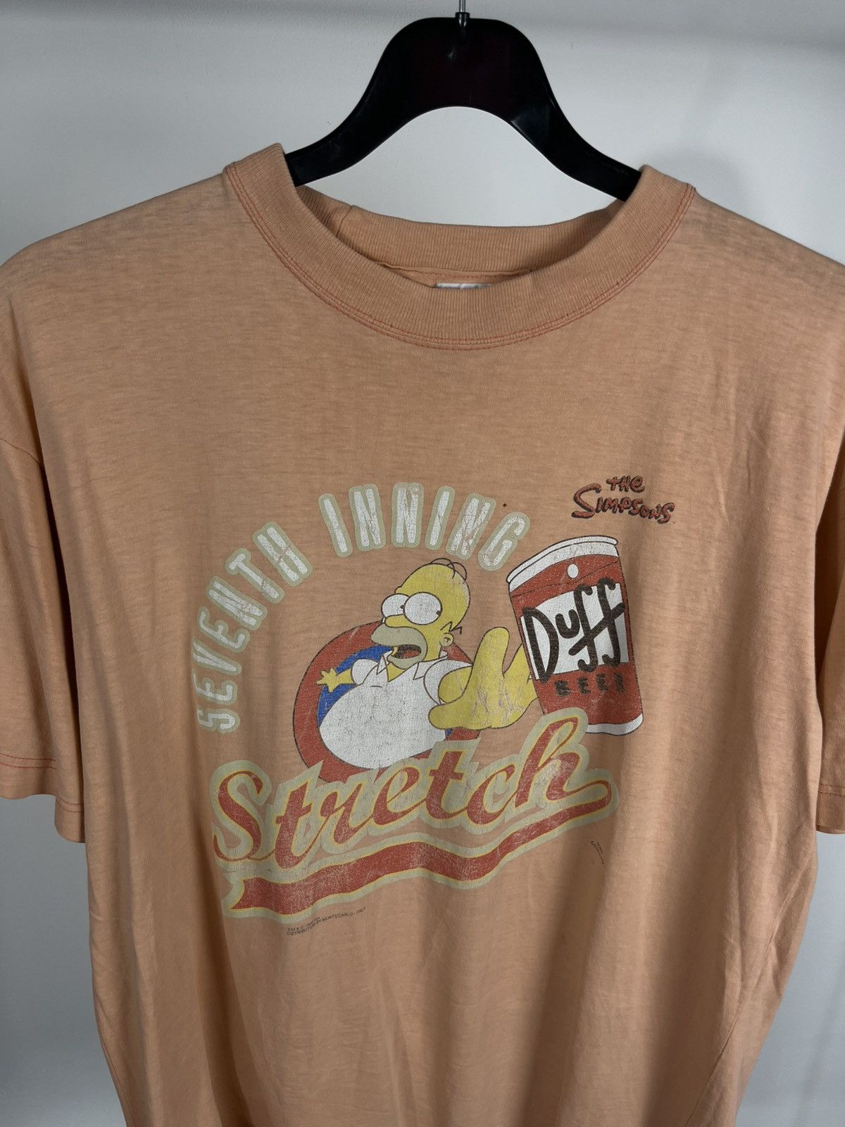 Other Vintage Simpsons Duff Beer T-Shirt Italy Montecarlo 90s Size US L / EU 52-54 / 3 - 3 Thumbnail