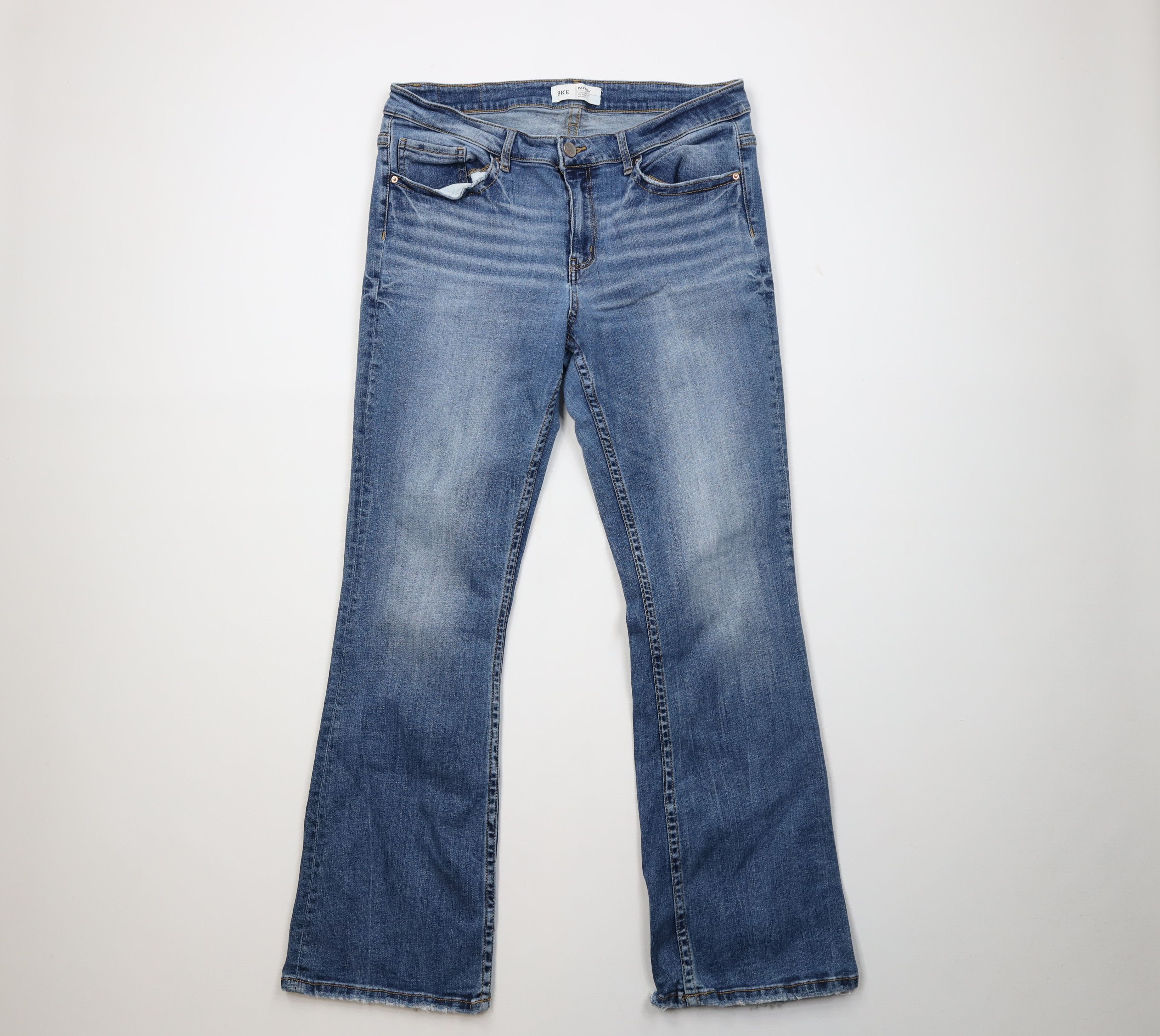 Vintage Buckle BKE Thick Stitch Payton Bootcut Jeans Stretch Size 32" / US 10 / IT 46 - 1 Thumbnail