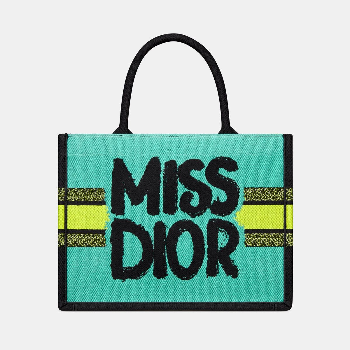 Dior o1bcso1str0226 Size:OS/Medium Book Tote in Green/Blue Size ONE SIZE - 4 Thumbnail
