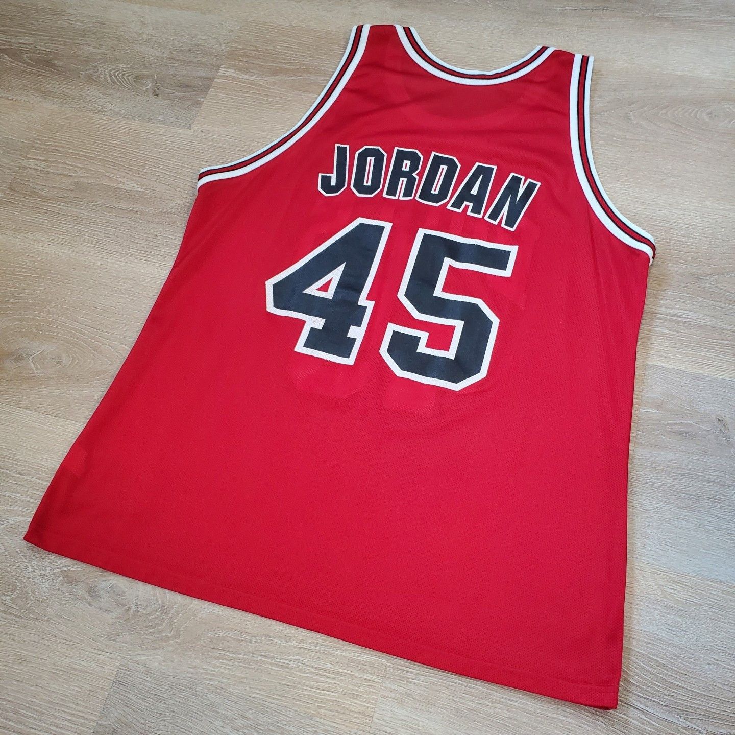 Champion Vintage 1995 Champion Jordan Chicago Bulls #45 NBA Jersey Size US XL / EU 56 / 4 - 6 Thumbnail