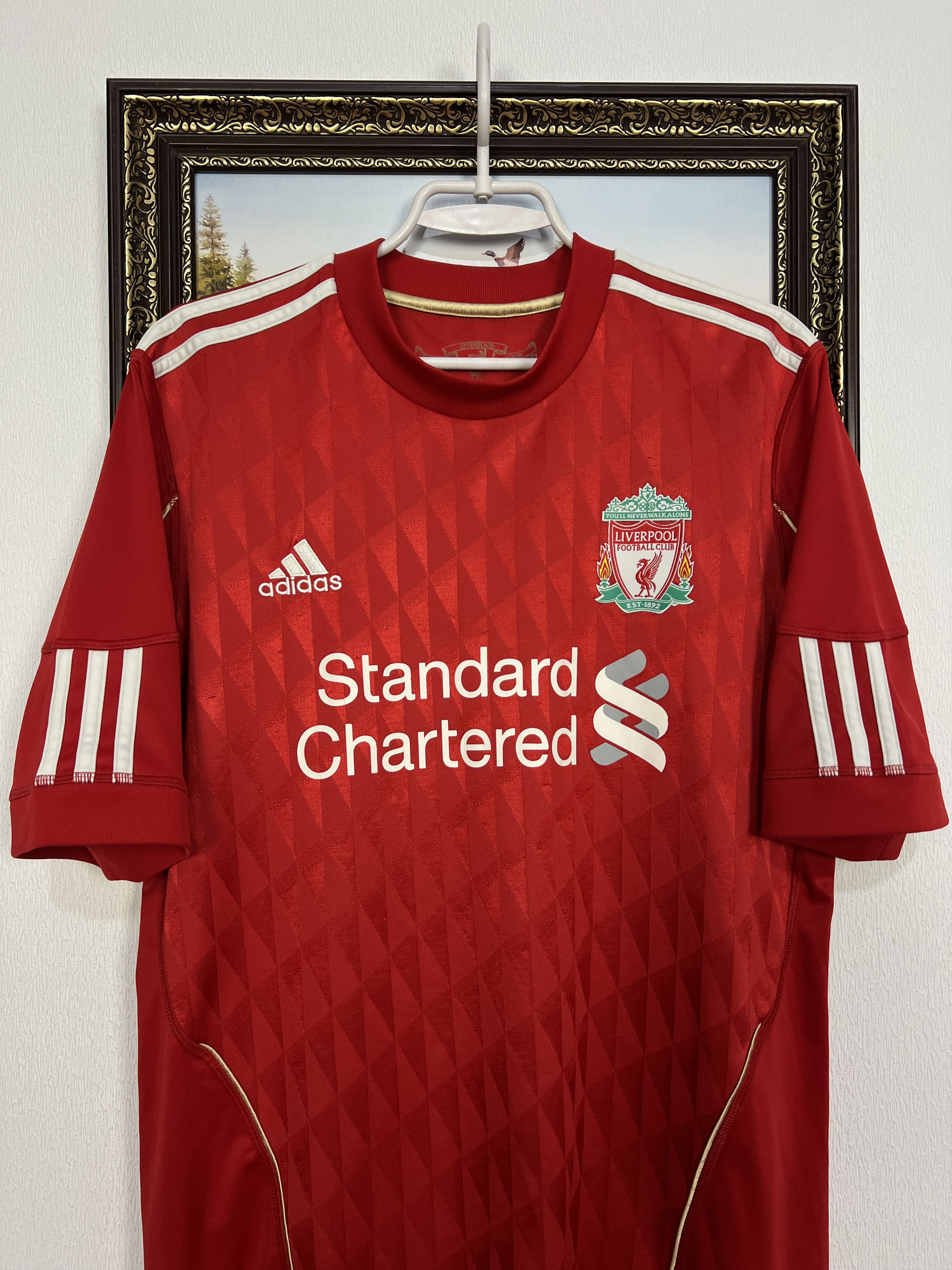 Adidas Liverpool Home football shirt Soccer #18 Kuyt Jersey Trikot Size US M / EU 48-50 / 2 - 4 Thumbnail
