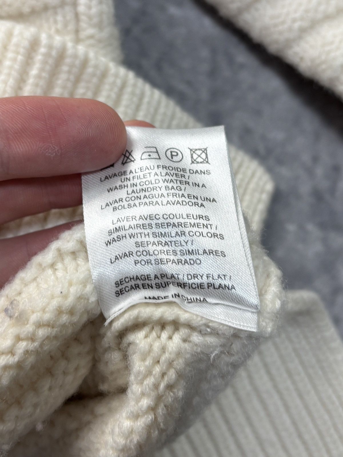 Sandro Sandro Paris Sweater Merino Wool Fisherman Pullover S8227H Size S / US 4 / IT 40 - 5 Thumbnail