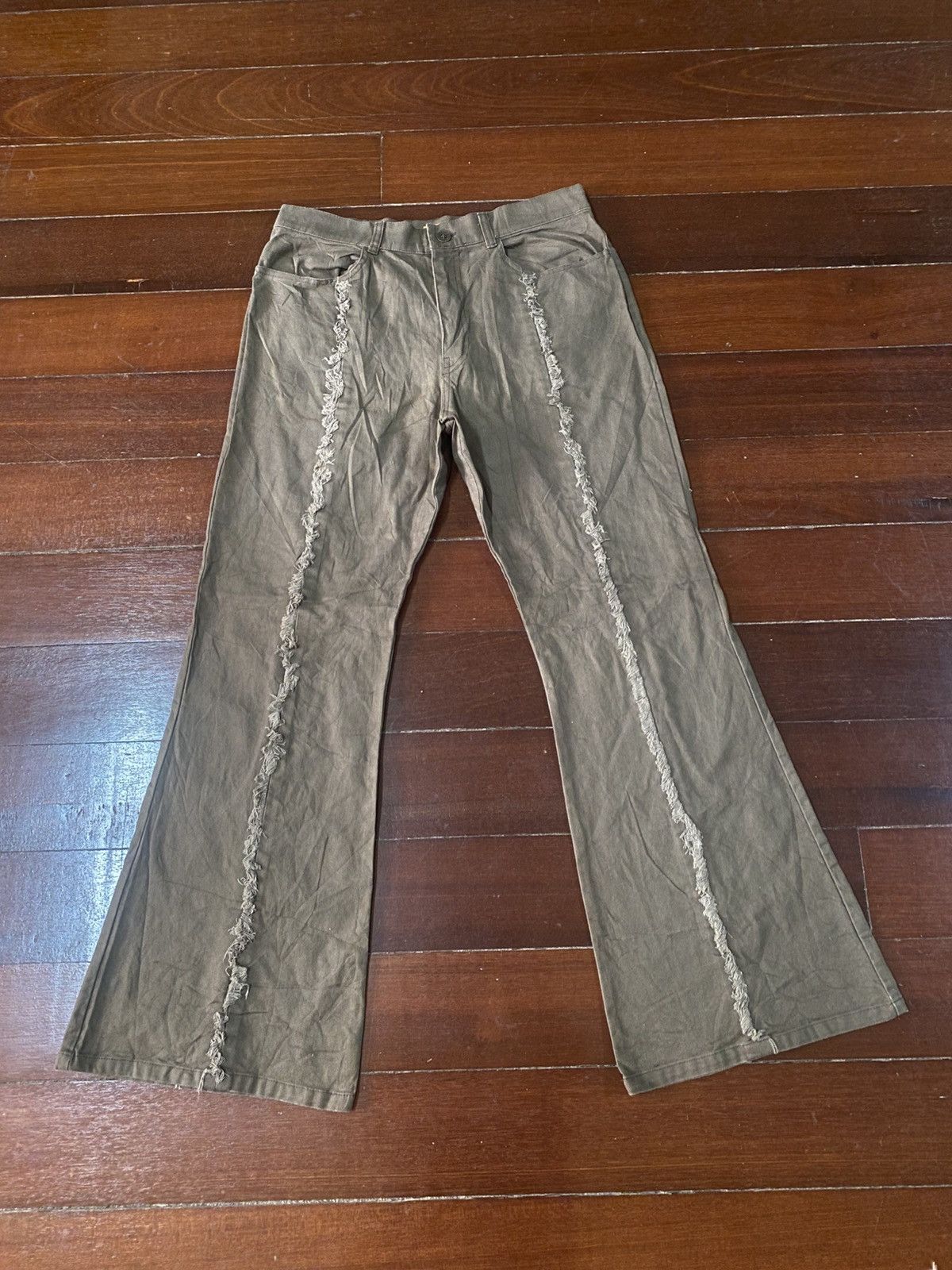 If Six Was Nine Flare Pants orange juice Bondage Cargo Pant Bootcut Size US 33 - 1 Thumbnail